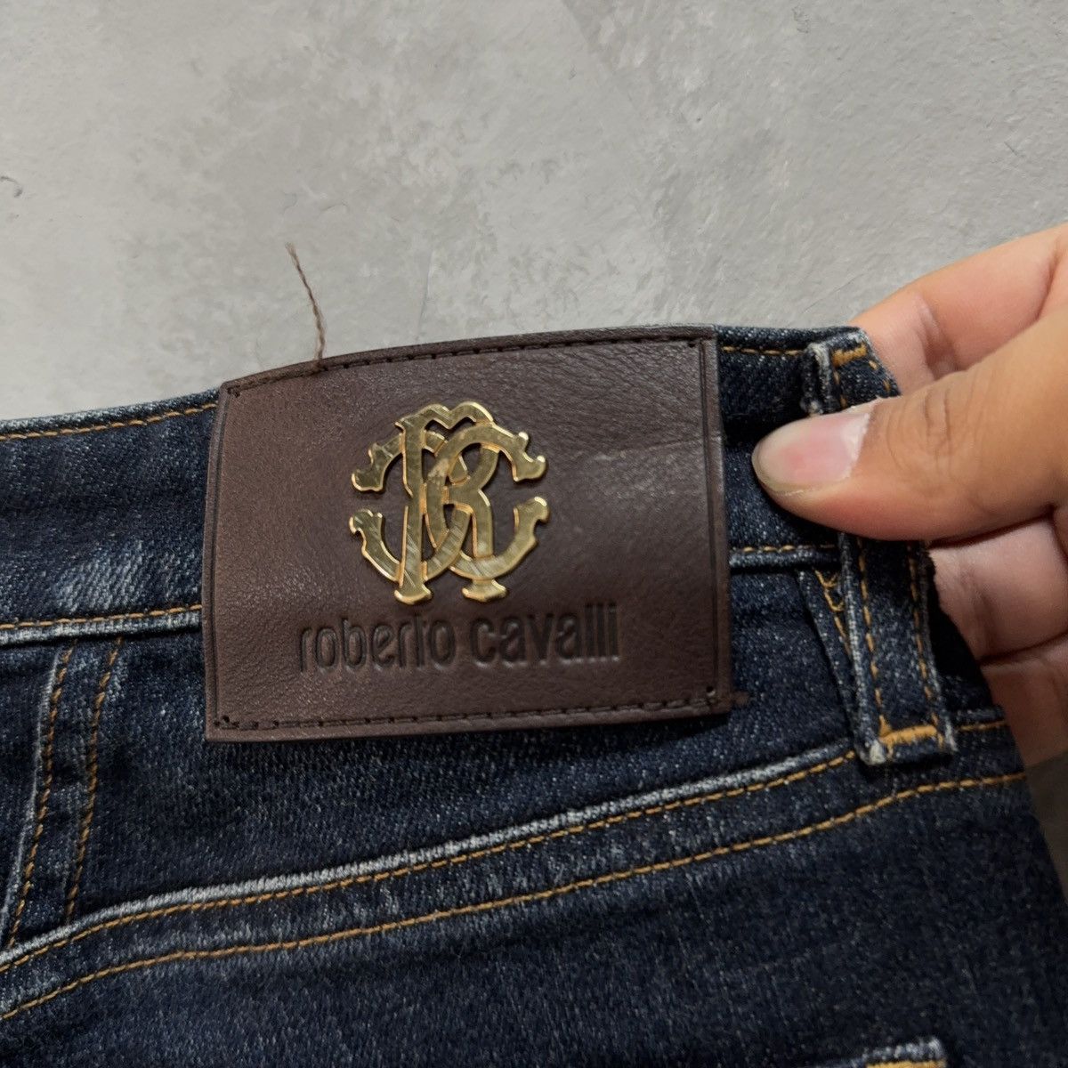 Roberto Cavalli Roberto Cavalli Women’s Snake Embroidered Flared Jeans Size US 38 / EU 54 - 9 Thumbnail