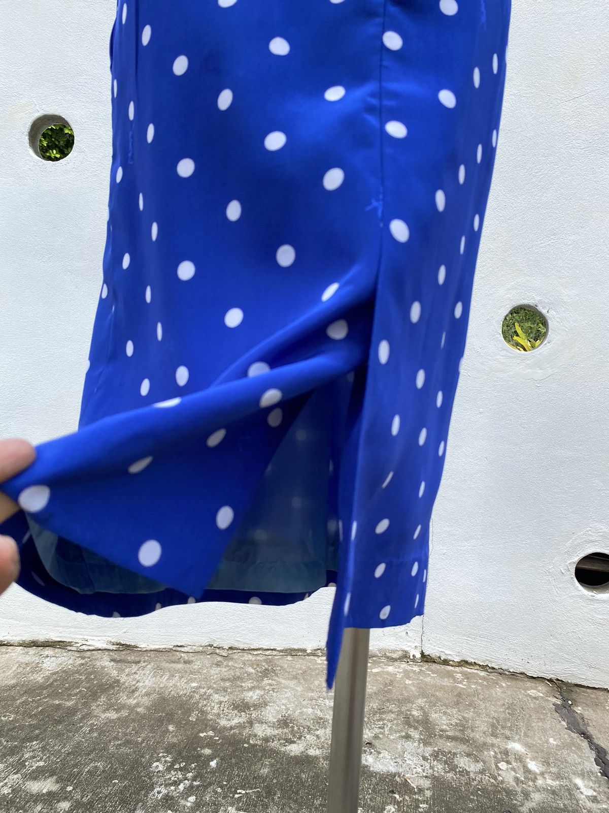 Yves Saint Laurent YSL vintage polka dot skirt