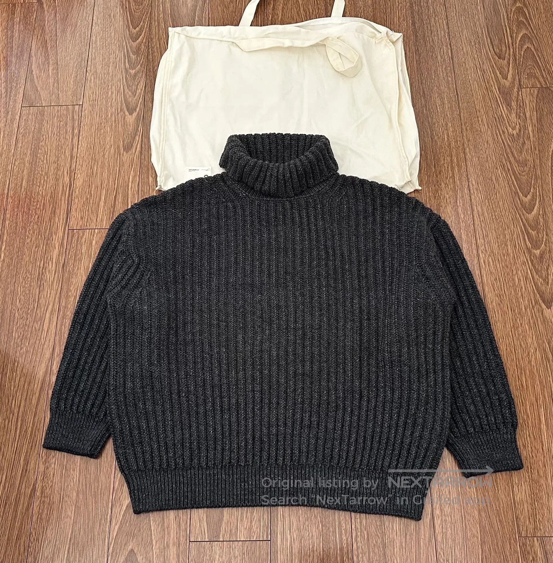 Visvim visvim amplus turtleneck knit sweater in charcoal. Size US M / EU 48-50 / 2 - 1 Thumbnail