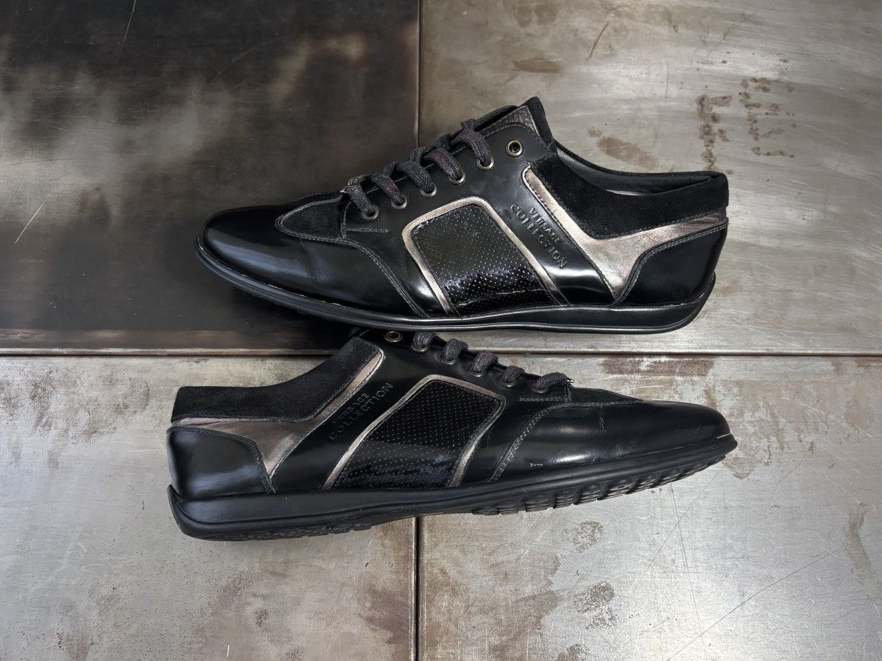 Versace 2000s Versace Collection Sneakers Patent Leather GATs Euro Size US 9 / EU 42 - 19 Thumbnail