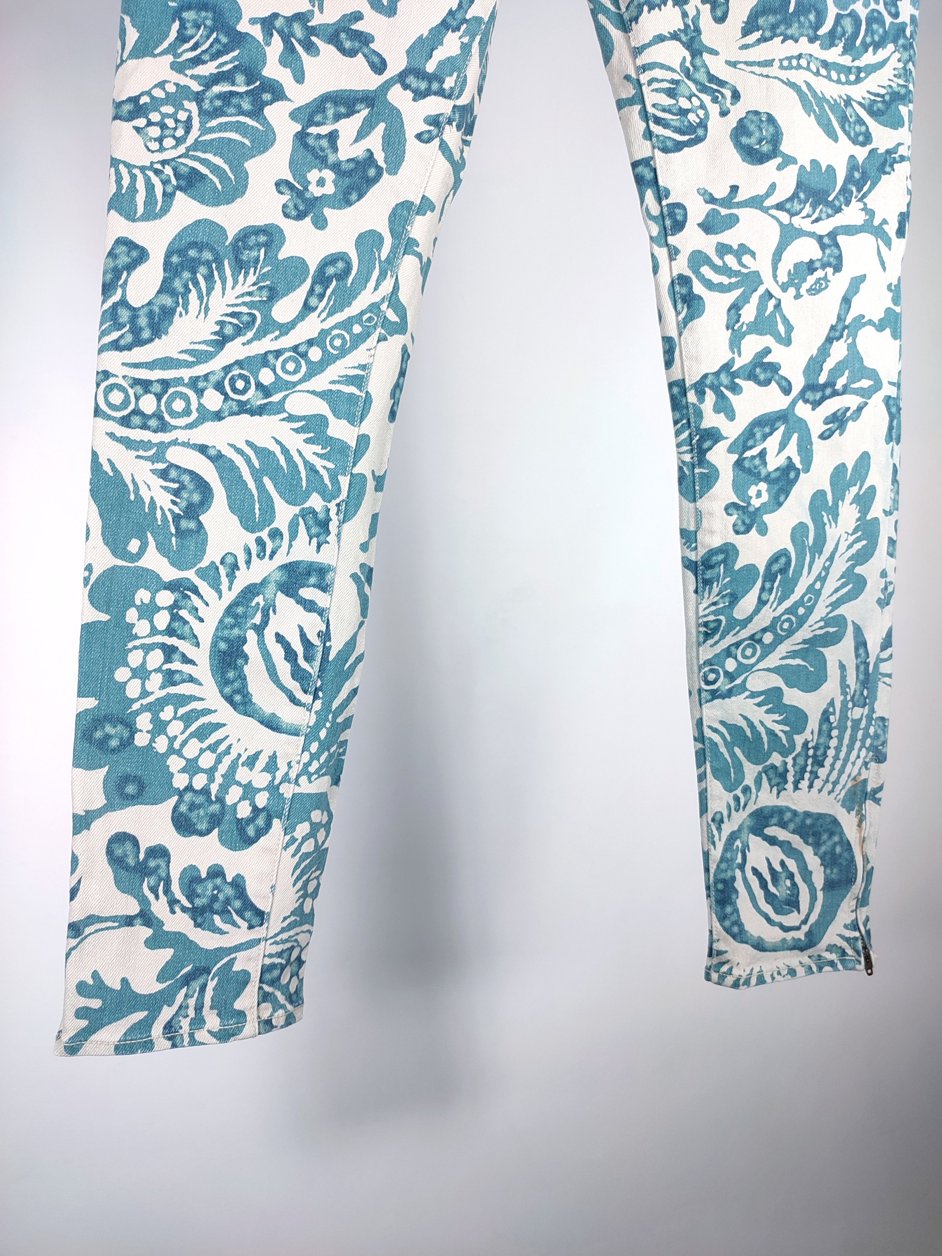 Denim & Supply Ralph Lauren Polo Ralph Lauren floral print slim denim pants Size 30" / US 8 / IT 44 - 8 Thumbnail