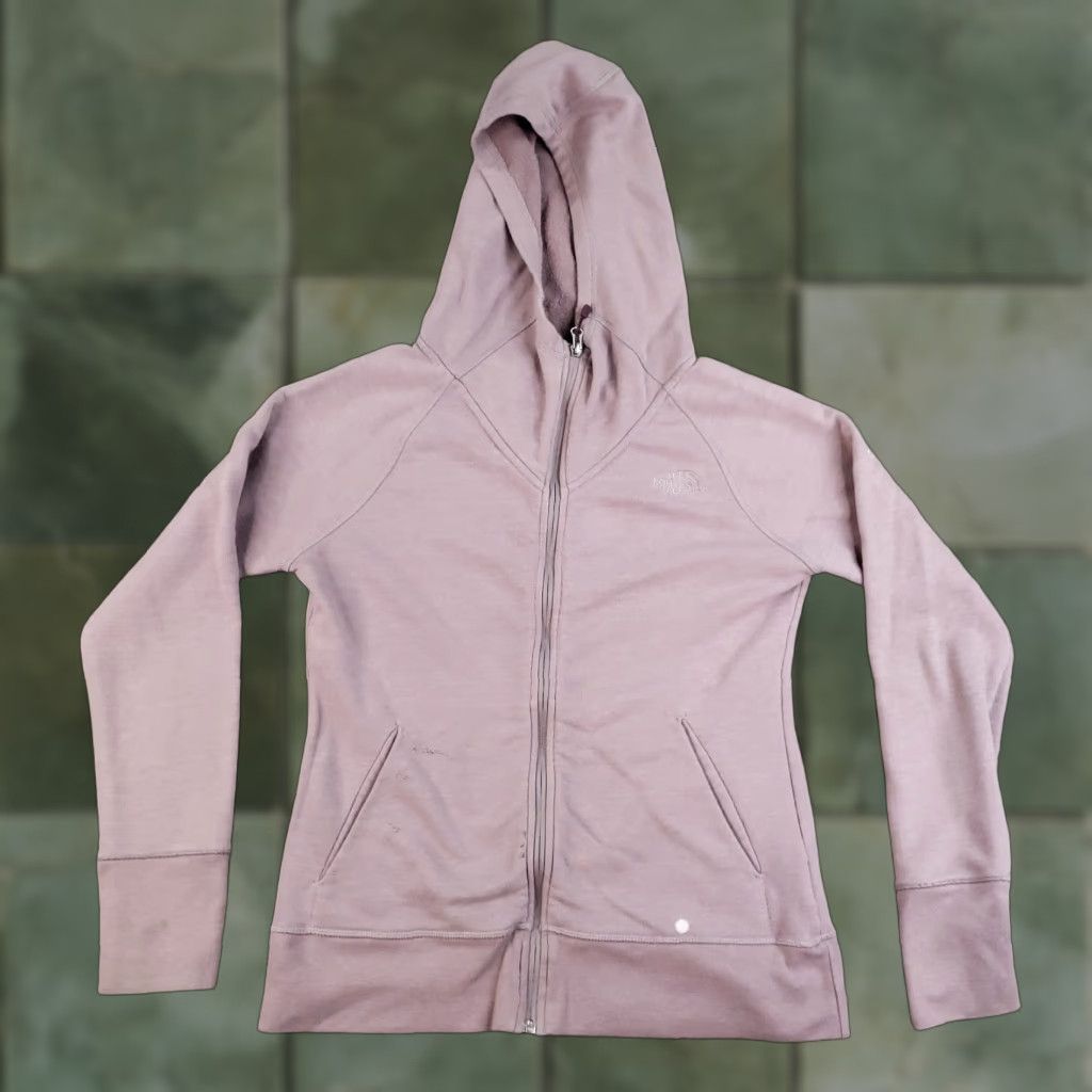 The North Face The North Face Fleece Hoodie Womens Medium Pink Full Zip Outdoor Jacket Size M / US 6-8 / IT 42-44 - 1 Thumbnail