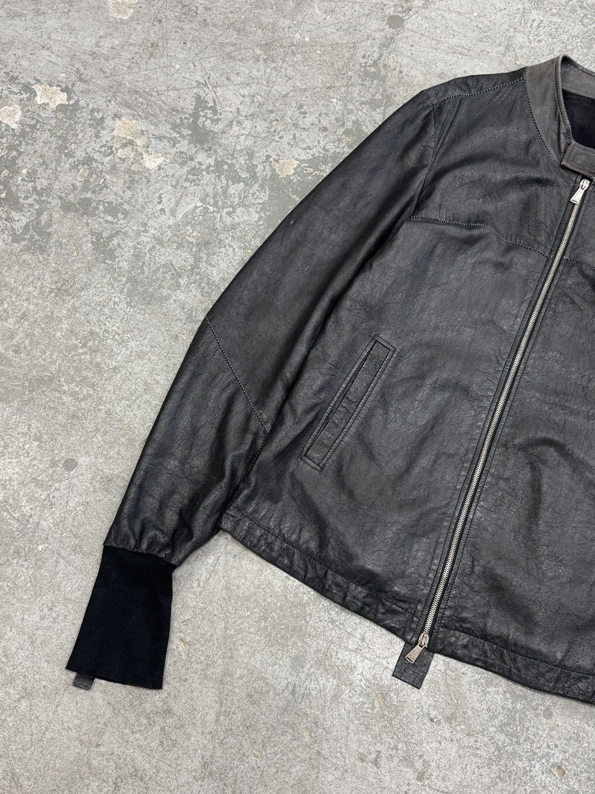 10sei0otto 10sei0otto Archive Leather Jacket Size US XL / EU 56 / 4 - 3 Thumbnail