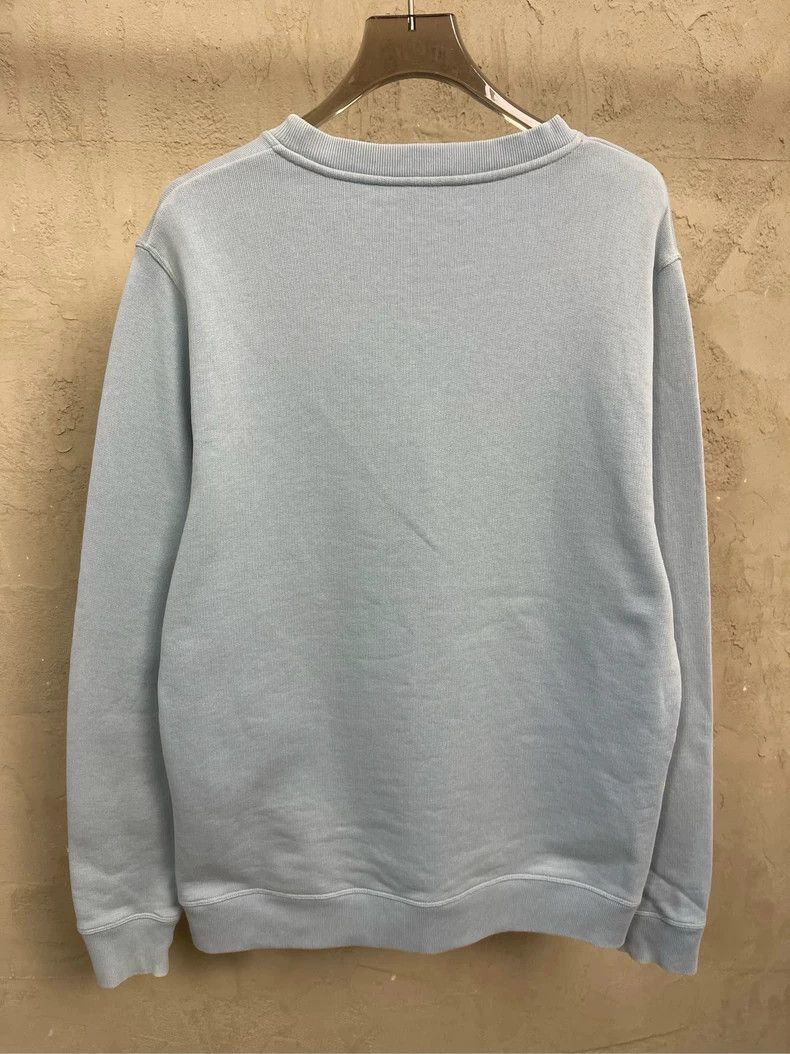 Loewe loewe Blue embroidered round-neck sweatshirt with large log Size US L / EU 52-54 / 3 - 4 Thumbnail