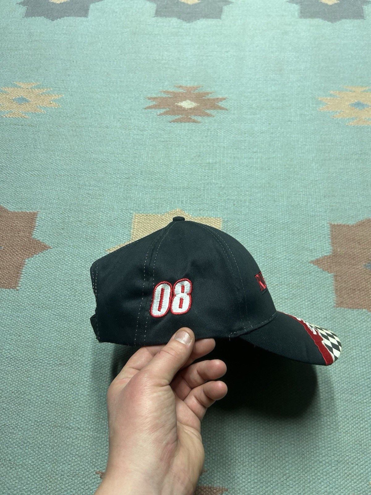 Vintage Vintage StrapBack hat RFD TV news checkered racing Nebraska Size ONE SIZE - 5 Thumbnail