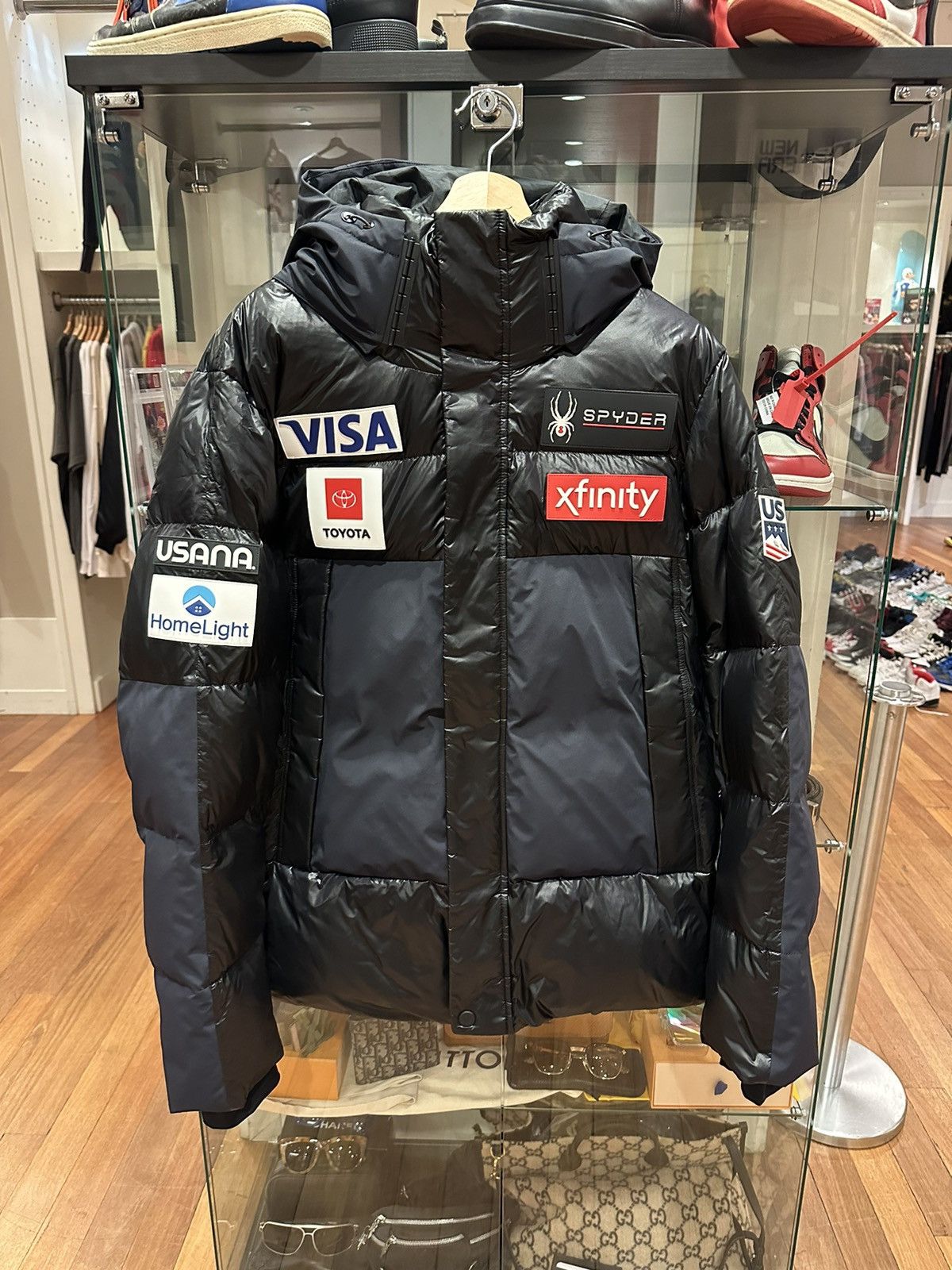 Spyder × Usa Olympics Spyder winter 2022 Olympics jacket Spyder × Usa Olympics Spyder winter 2022 Olympics jacket