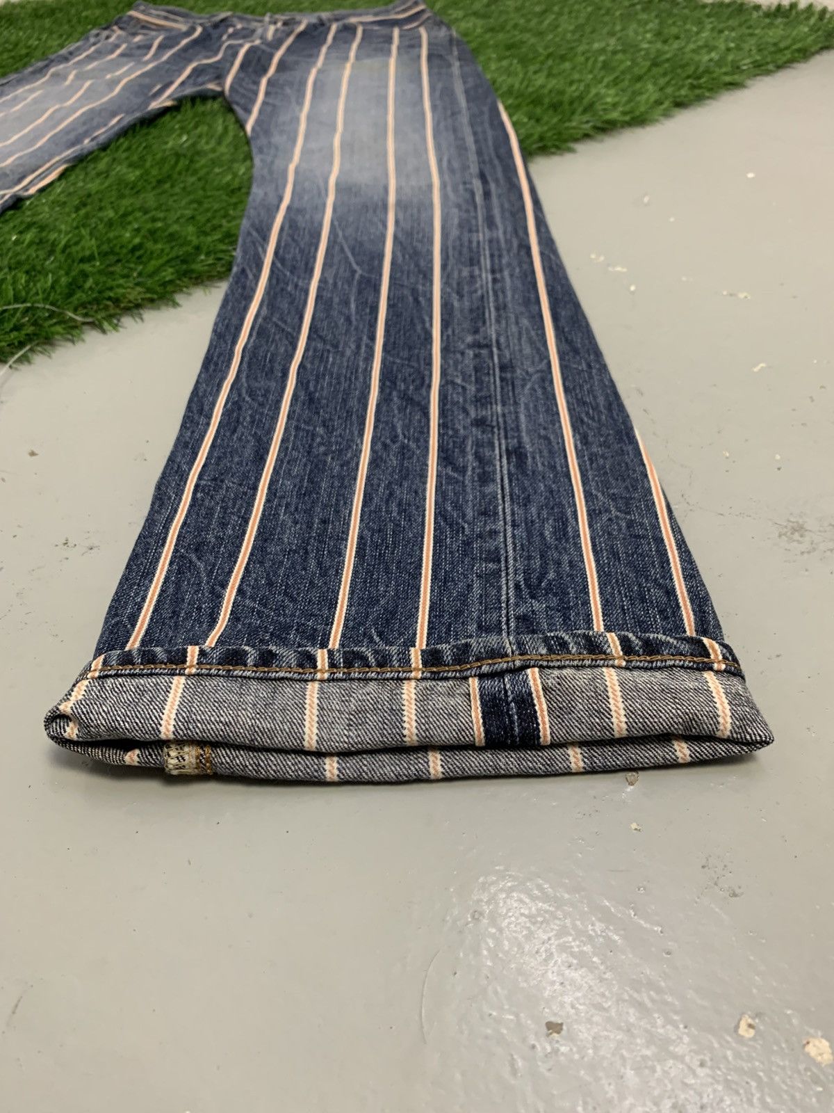 Edwin × Japanese Brand × Vintage Vintage Edwin Selvedge 13oz Grand Blue denim Size US 29 - 4 Thumbnail