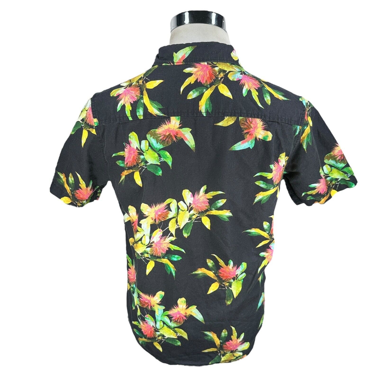 Roark Roark Scholar La Selva Shirt Men S Black Button Up Hawaiian Size US S / EU 44-46 / 1 - 5 Thumbnail