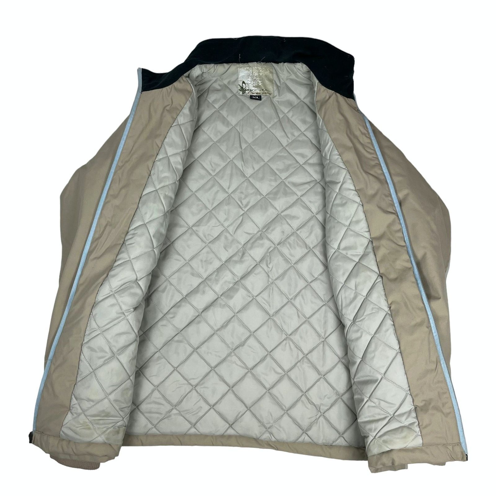 Oakley × Vintage Oakley Adults Beige Quilted Lined Outdoor Full Zip Jacket XL Size US XL / EU 56 / 4 - 9 Thumbnail