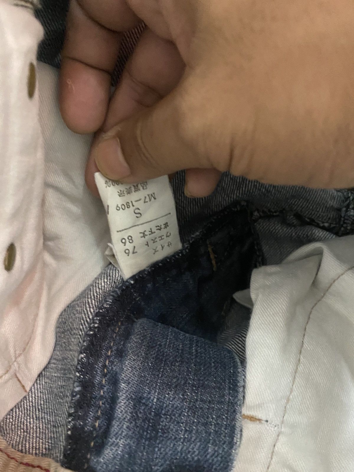 Marithe + Francois Girbaud Marithe Francois Girbaud Jeans Destress Size US 31 - 7 Thumbnail