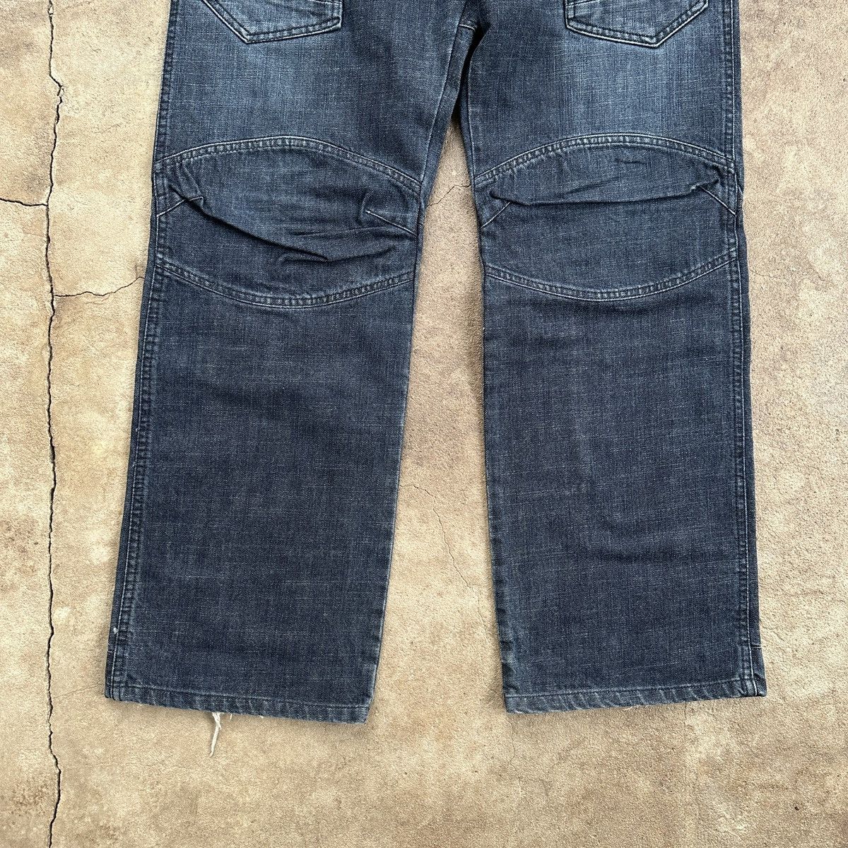 G-Star × Vintage Vintage G-Star Raw Dart RT Cargo Baggy Fit Knee Denim Size US 34 / EU 50 - 3 Thumbnail