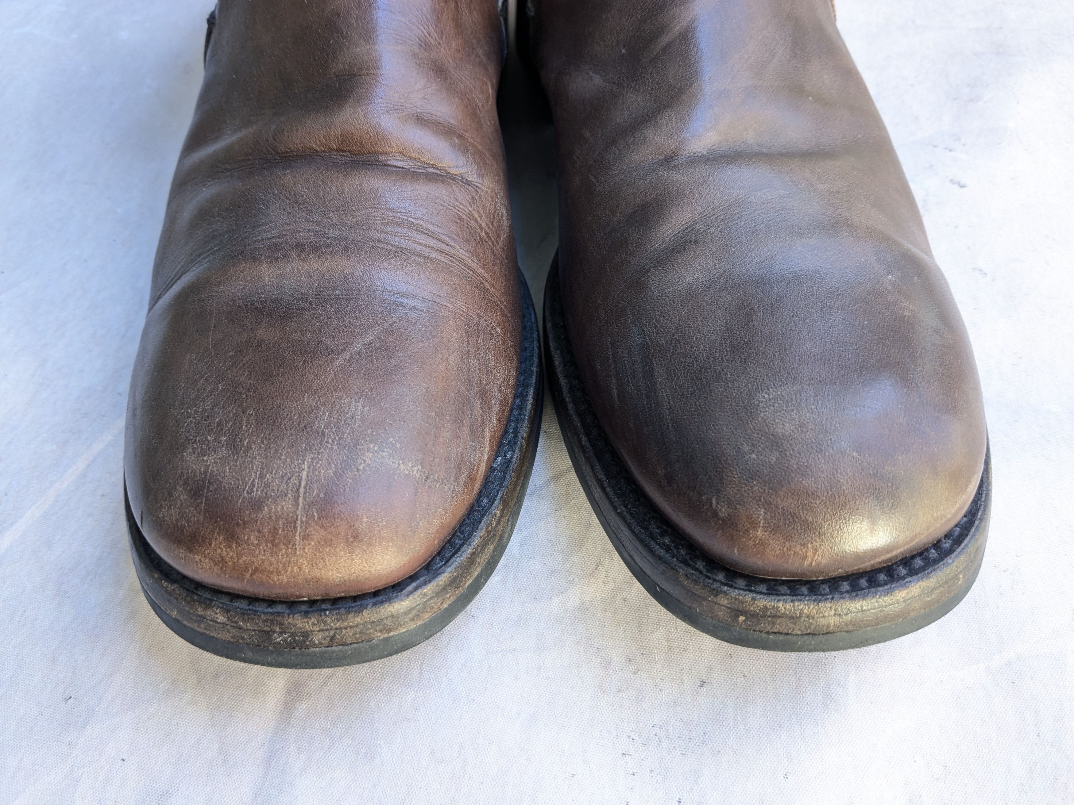 Prada × Vintage Prada Chelsea Boots Brown Leather 11 Y2K Size US 11 / EU 44 - 2 Thumbnail