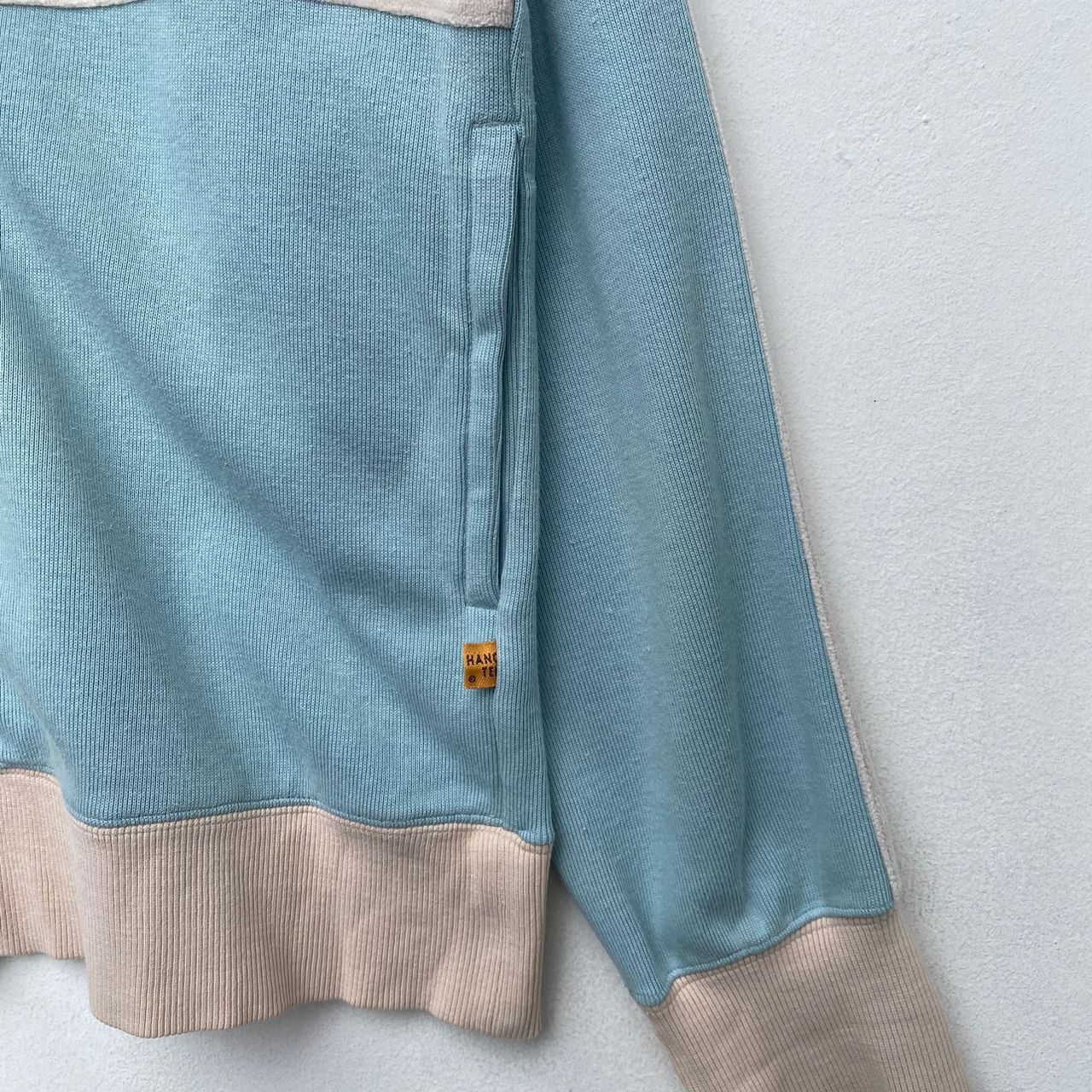 Hang Ten × Vintage VINTAGE HANG TEN ZIPPER SWEATER MEDIUM SKY BLUE Size US M / EU 48-50 / 2 - 7 Thumbnail