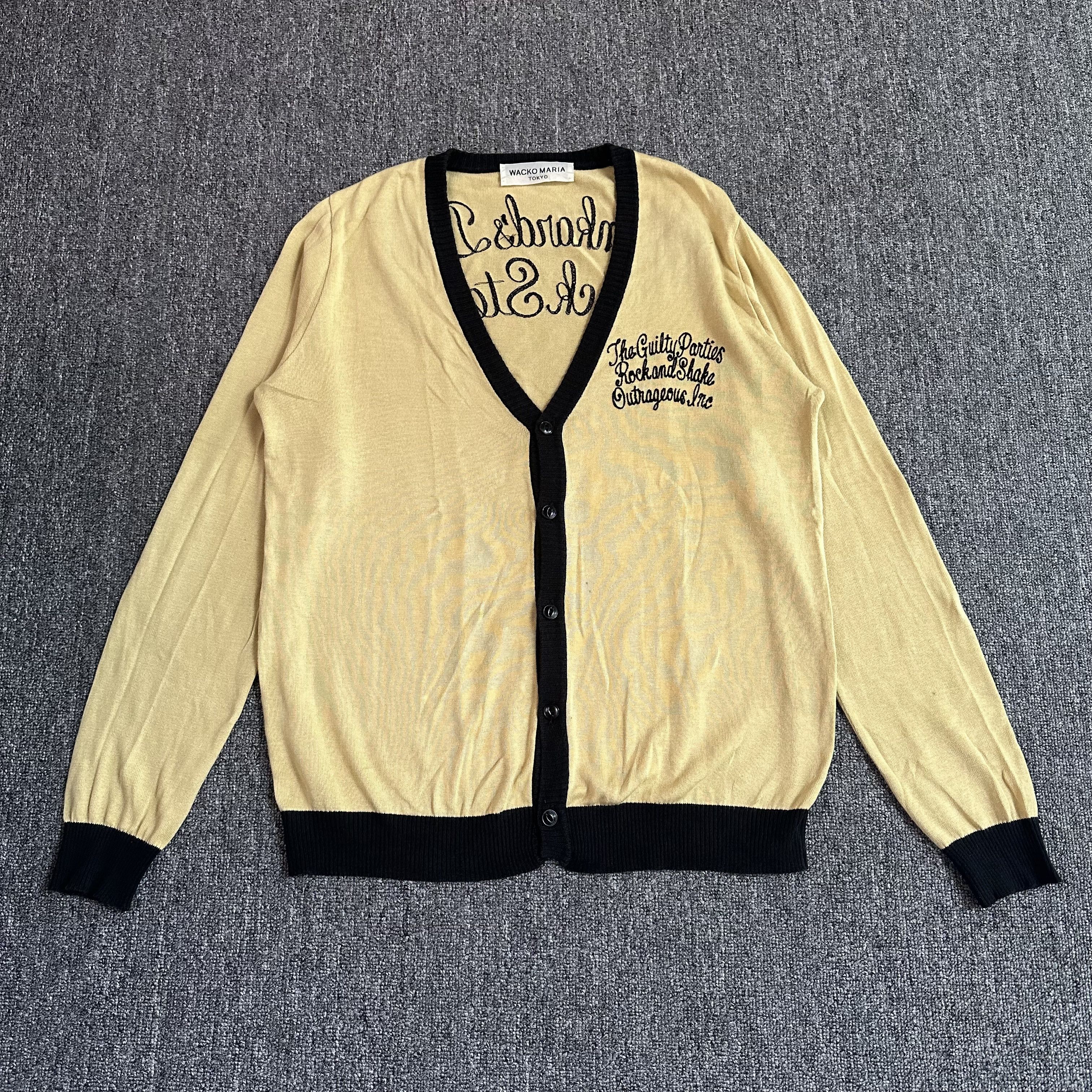Wacko Maria Wacko Maria Guilty Parties Atomic Spider Web Cardigan