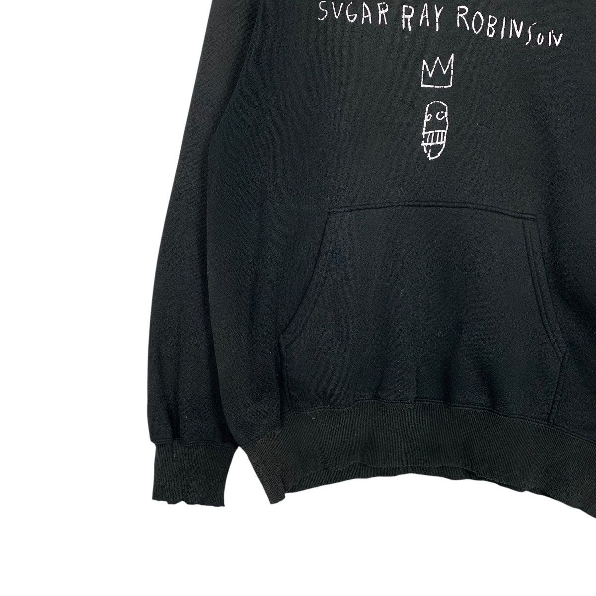 Jean-Michel Basquiat Jean Michael Basquiat Sugar Ray Robinson Hoodie Size US L / EU 52-54 / 3 - 3 Thumbnail