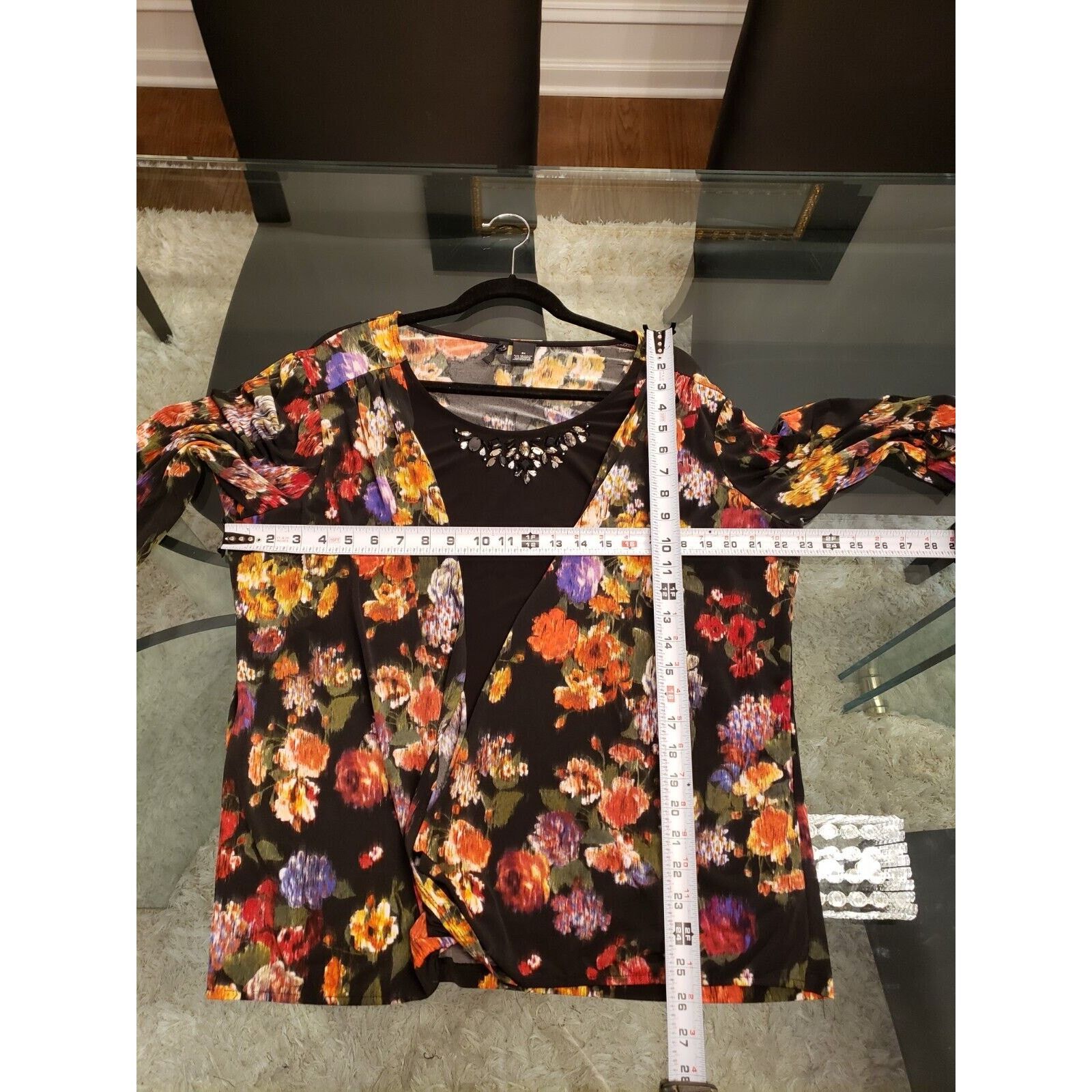 Other New Directions Polyester Round Neck Long Sleeve Blouse 3X Size 3XL / US 20-22 - 11 Thumbnail