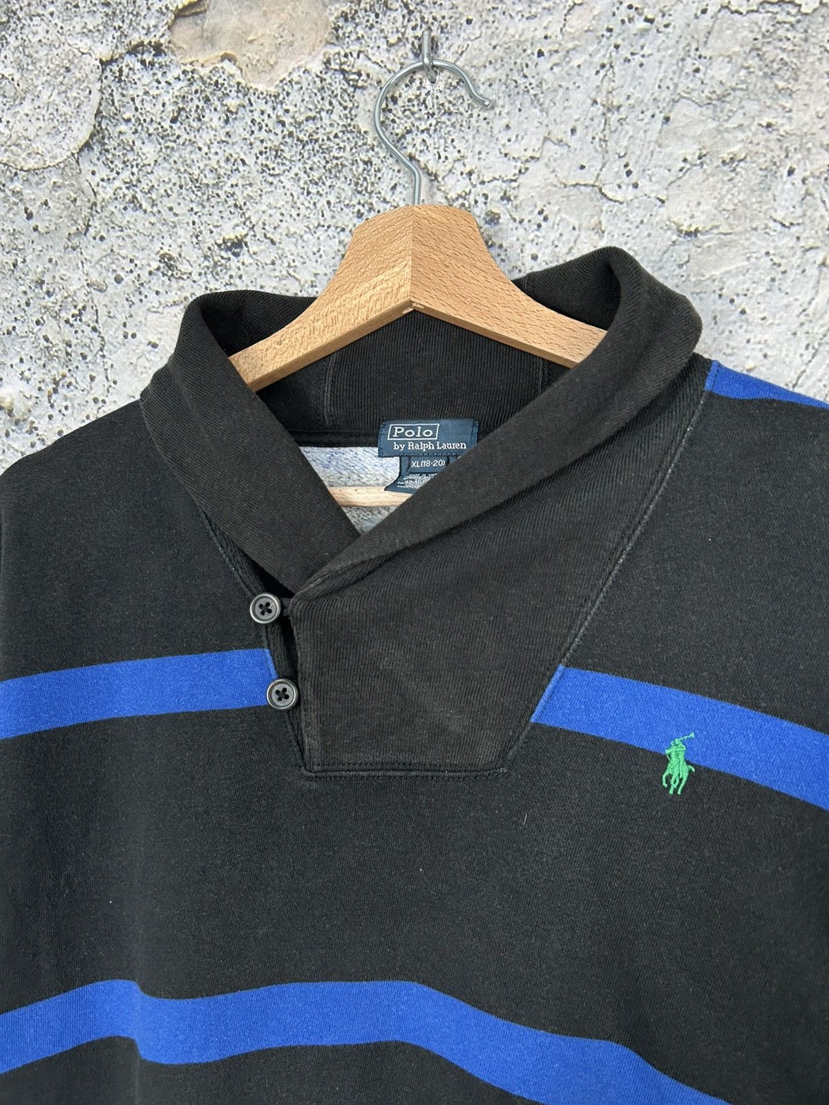 Polo Ralph Lauren Vintage Polo Ralph Lauren Sweatshirt Stripe 90s Size US S / EU 44-46 / 1 - 3 Thumbnail