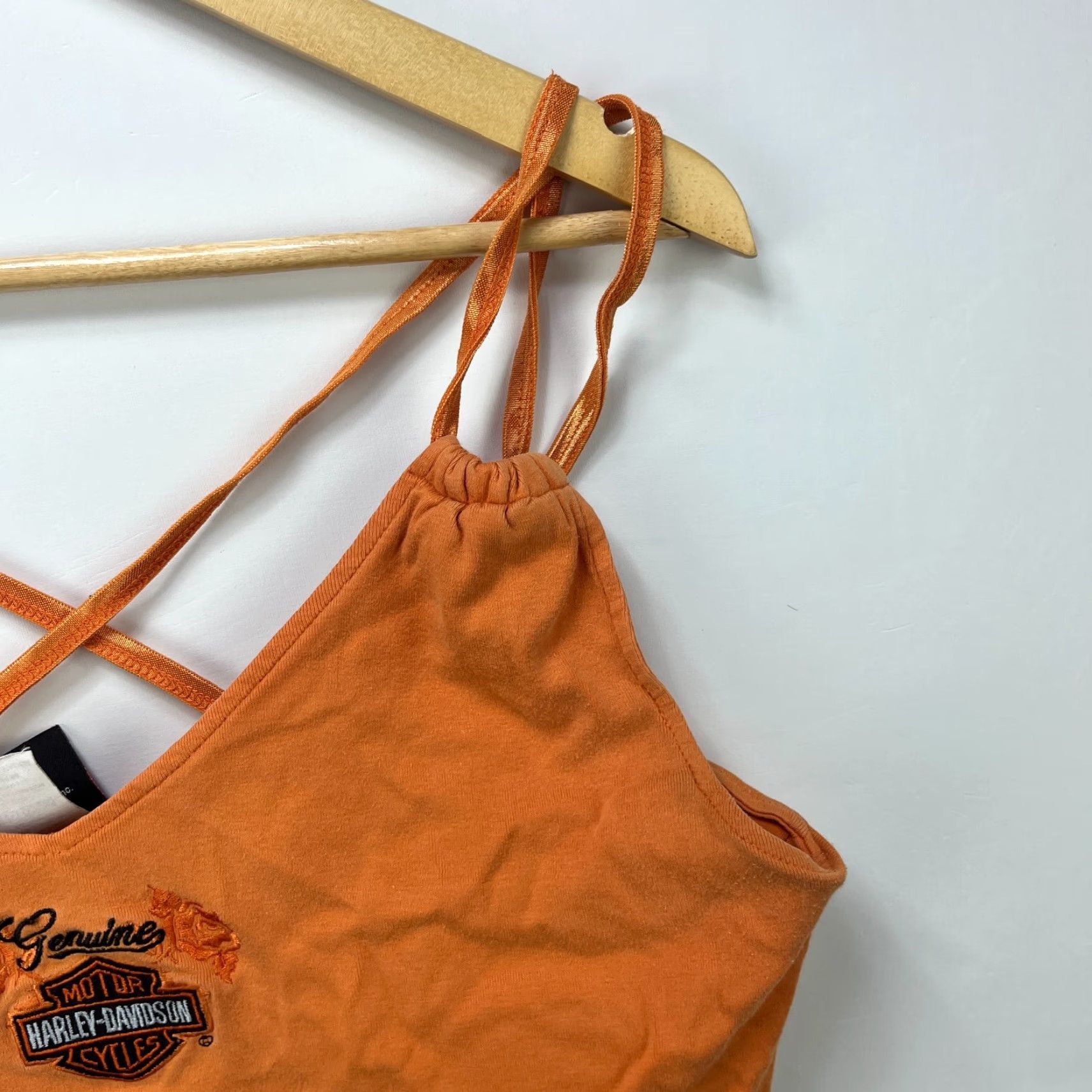 Harley Davidson VINTAGE Harley-Davidson Tank Top Shirt Womens XL Orange Harley-Davidson Tank Top Shirt Womens XL Orange 90s? Size XL / US 12-14 / IT 48-50 - 4 Thumbnail