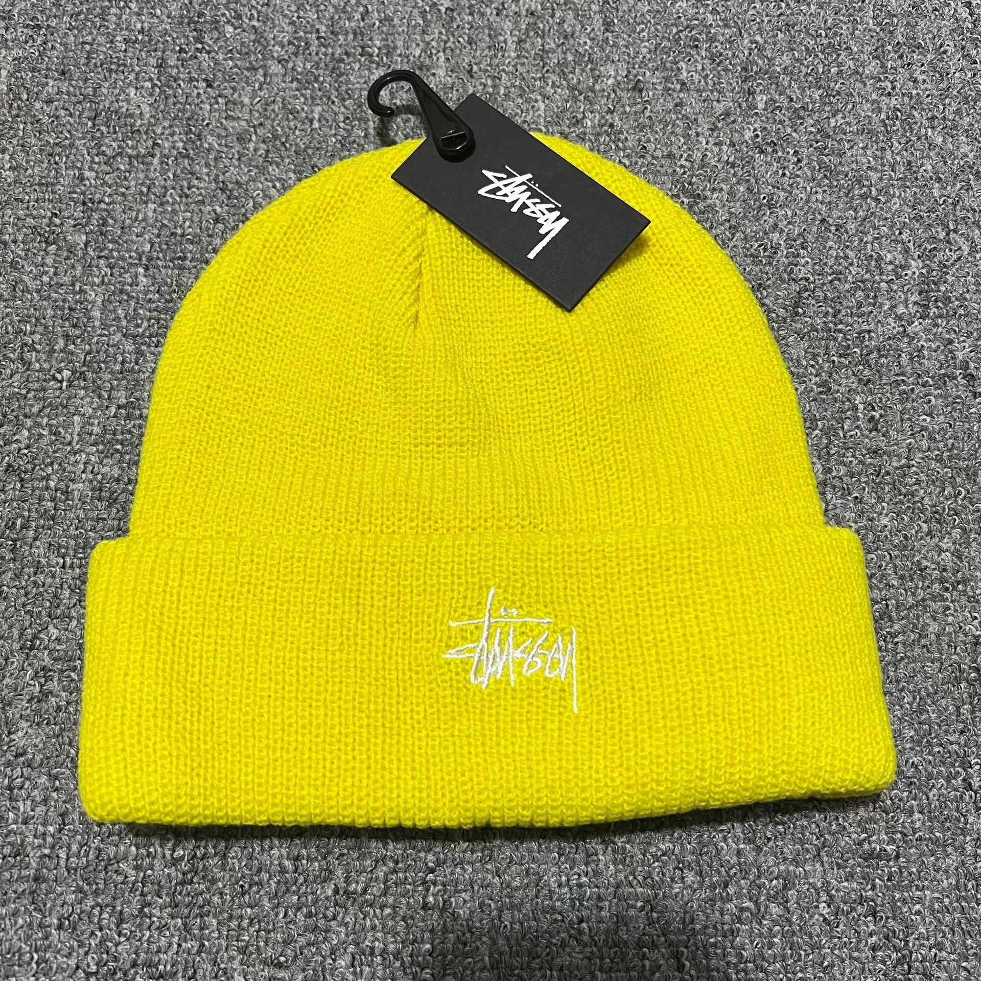 Stussy Stussy Classic Solid Color Embroidered Logo Knit Beanie Q7 Size ONE SIZE - 5 Thumbnail