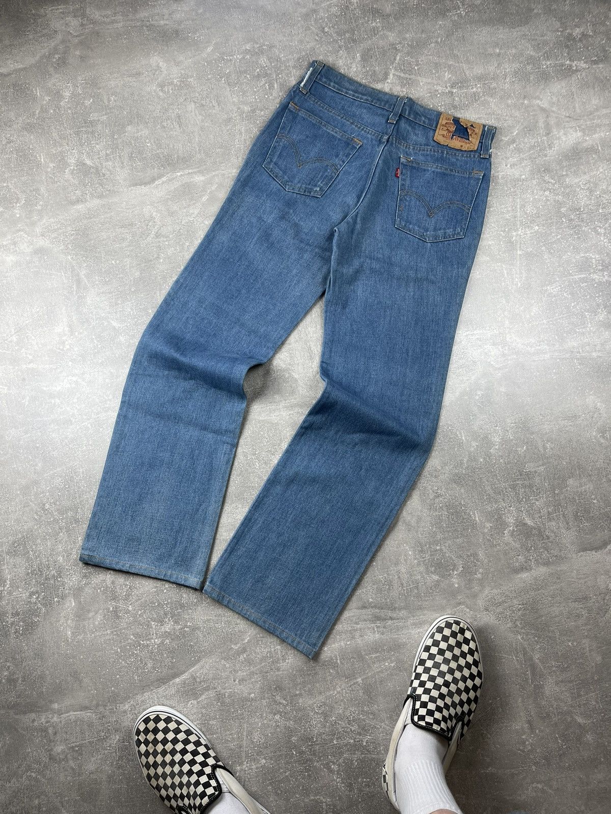 Levi's × Levi's Vintage Clothing × Vintage Levi’s 505 XX Vintage 90s Faded Jeans For Japanese Size US 31 - 1 Thumbnail