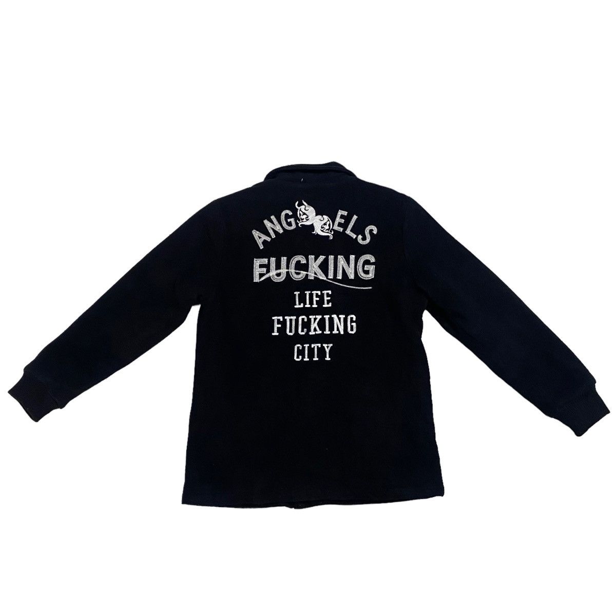 Hysteric Glamour INFECTION FUCKING ANGEL VARSITY JACKET Size US S / EU 44-46 / 1 - 8 Thumbnail