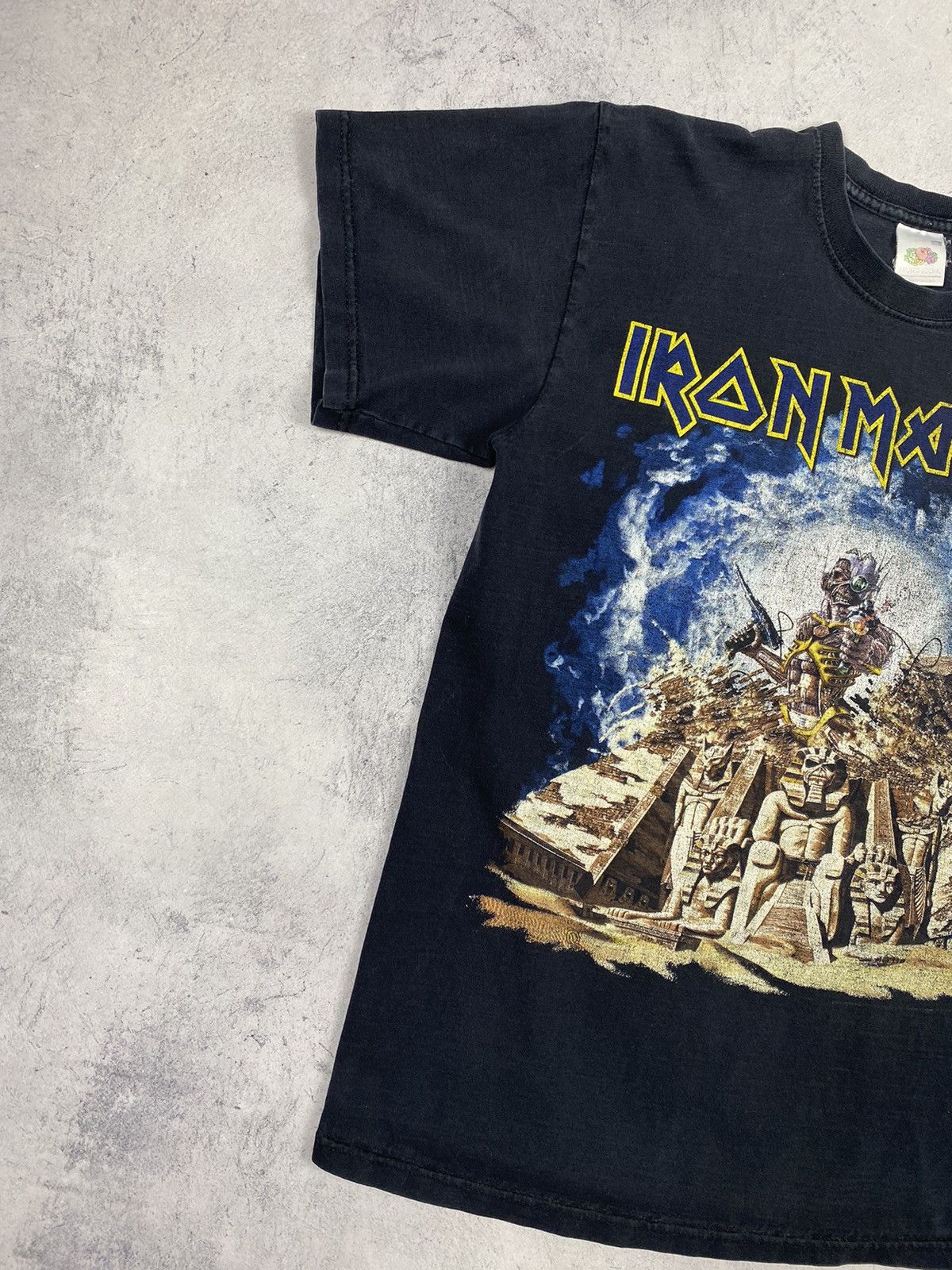 Band Tees × Iron Maiden × Vintage Iron Maiden Back In Time Metal Rock Band Graphic T Shirt Size US M / EU 48-50 / 2 - 3 Thumbnail