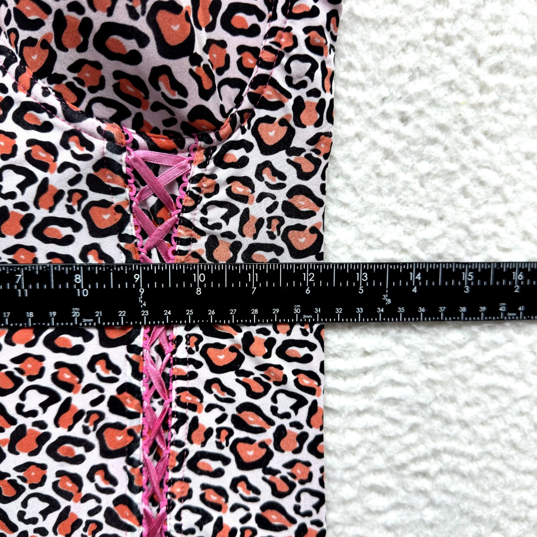 Vintage VINTAGE Y2K Corset Bustier Top Pink Leopard Cheetah Animal Print Boned Coquette Fairy Womens SXS Size S / US 4 / IT 40 - 6 Thumbnail