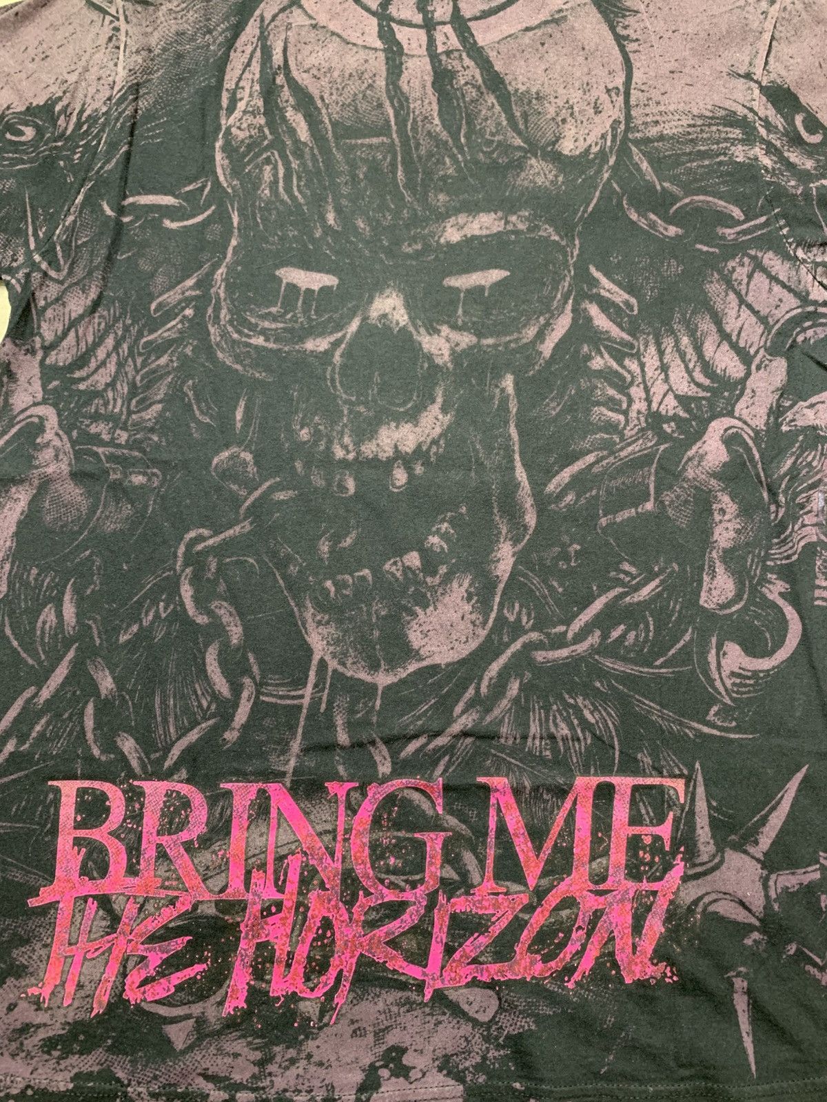 Band Tees Bring me the horizon all over print band shirt Size US L / EU 52-54 / 3 - 4 Thumbnail