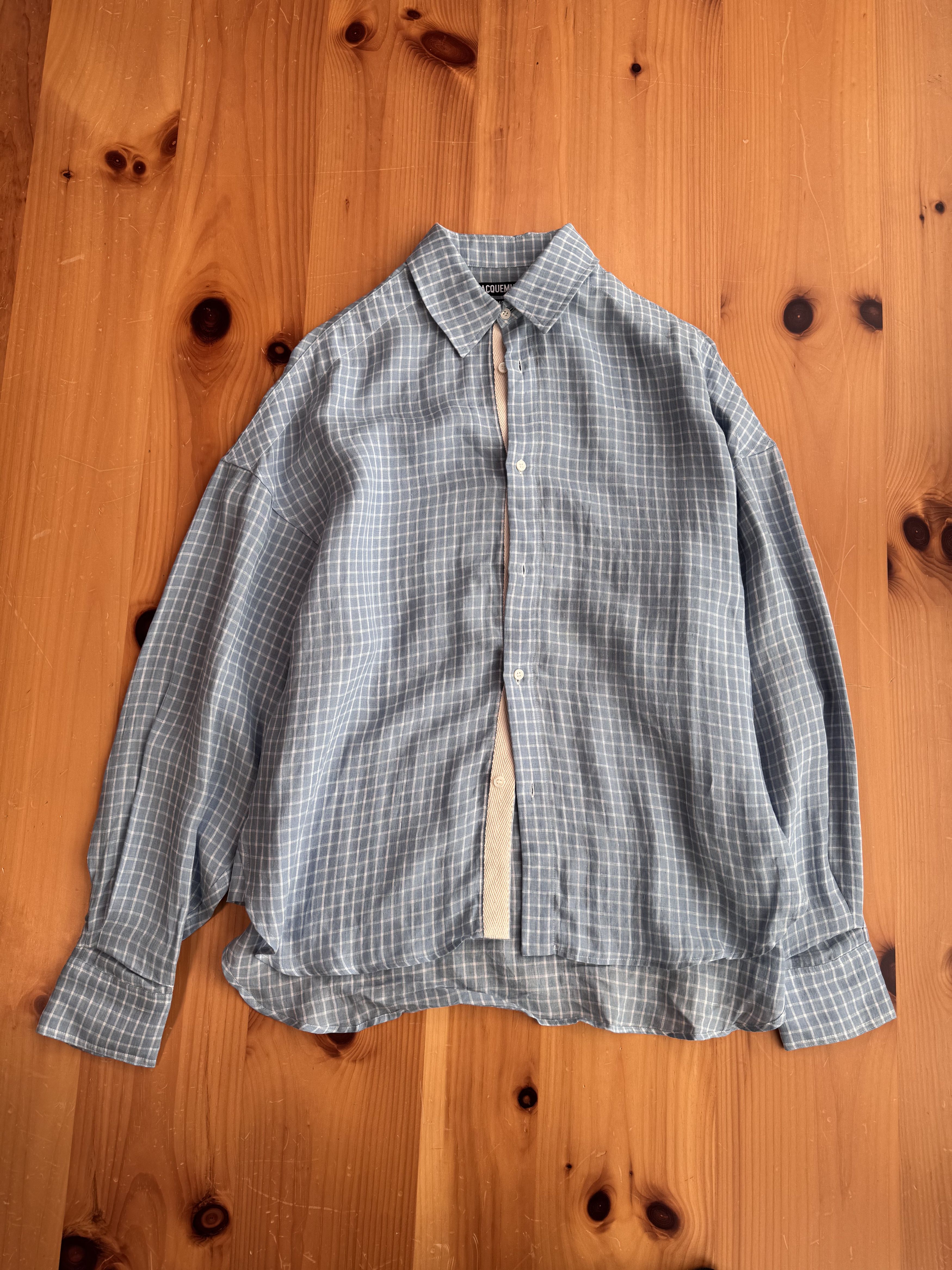 Jacquemus Jacquemus Plaid Check Oversized shirt Size US L / EU 52-54 / 3 - 1 Thumbnail