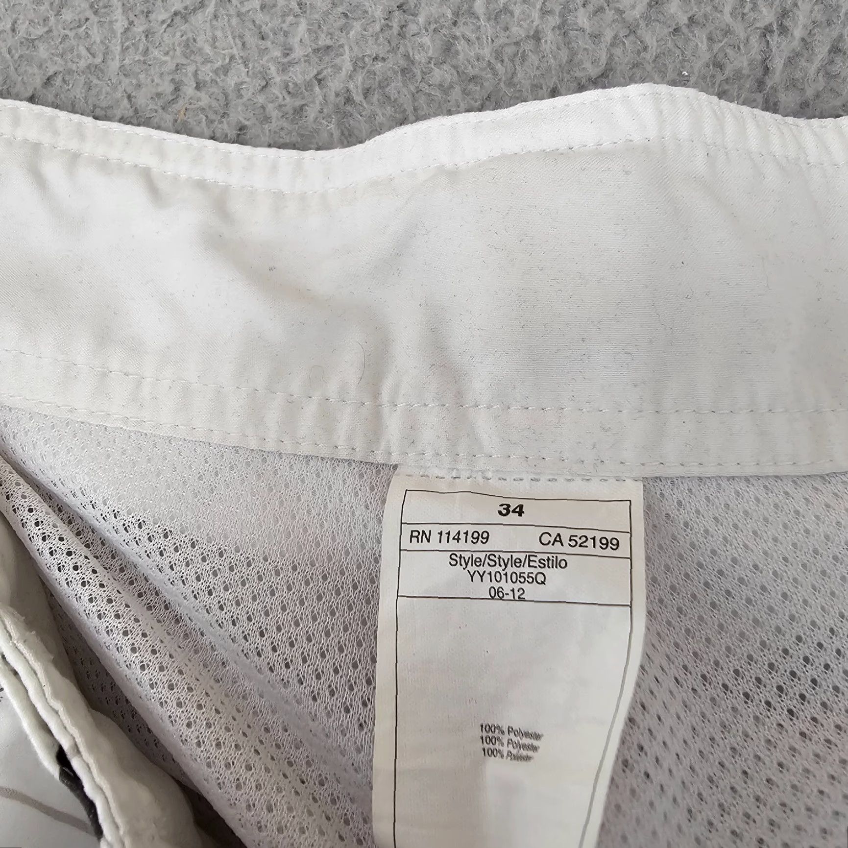 Quiksilver Quiksilver Board Shorts Mens 34 White Check Pattern Quick Dry Pockets Drawstring Surfing Swim Bottoms Size US 34 / EU 50 - 3 Thumbnail
