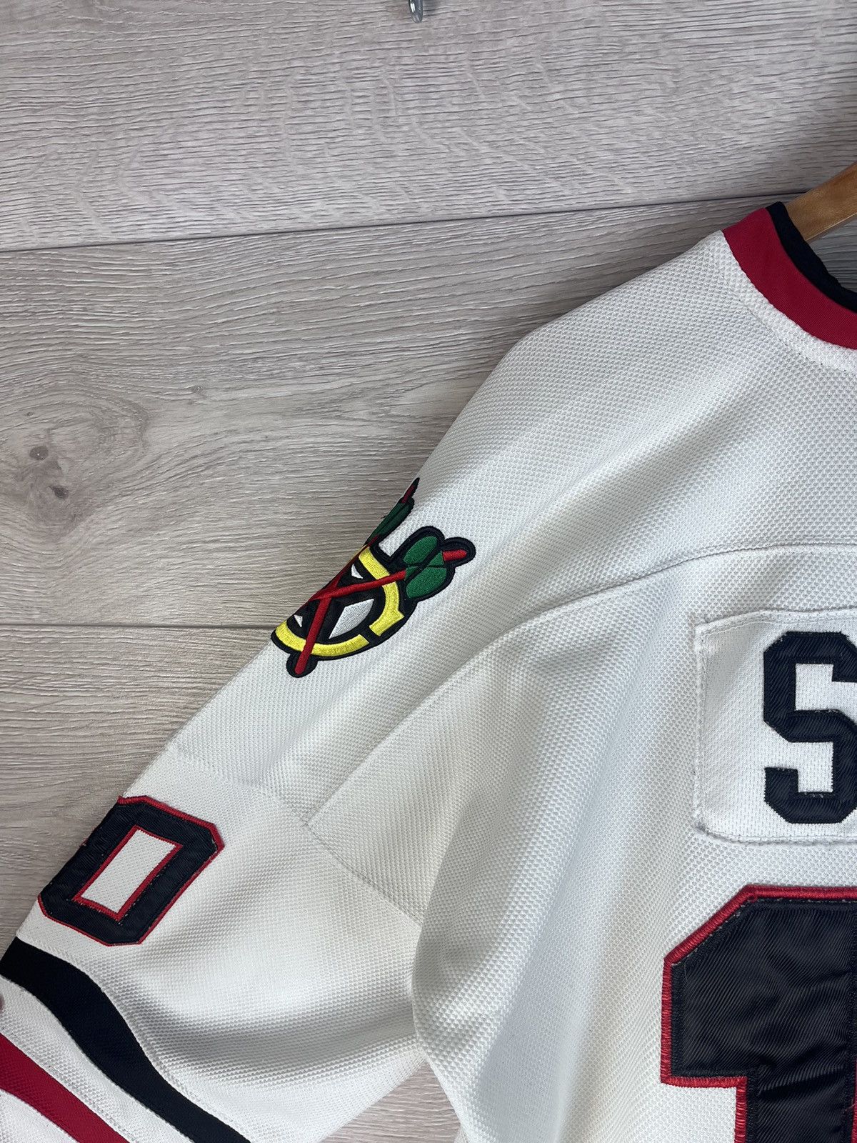 Reebok REEBOK HOKEY JERSEY NHL PATRICK SHARP #10 CHICAGO BLACKHAWKS Size US L / EU 52-54 / 3 - 15 Thumbnail