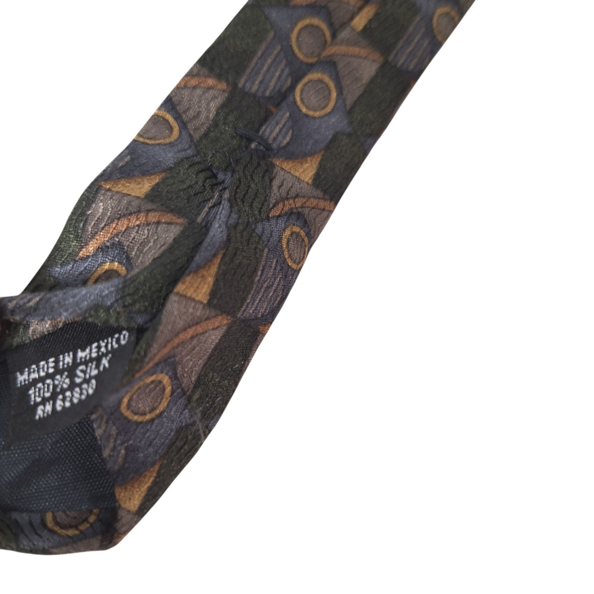 Other Cocktail Collection Vodka Silk Tie One Size Microscope Geome Size ONE SIZE - 7 Thumbnail