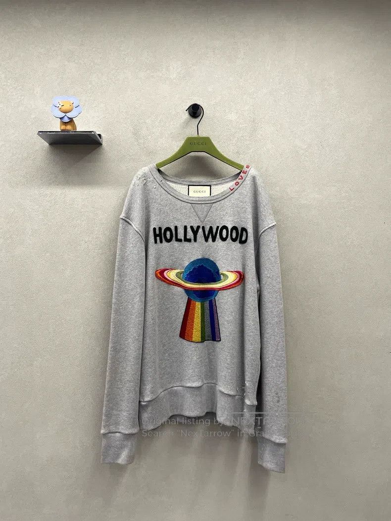 Gucci Gucci Grey sweatshirt Size US S / EU 44-46 / 1 - 1 Thumbnail