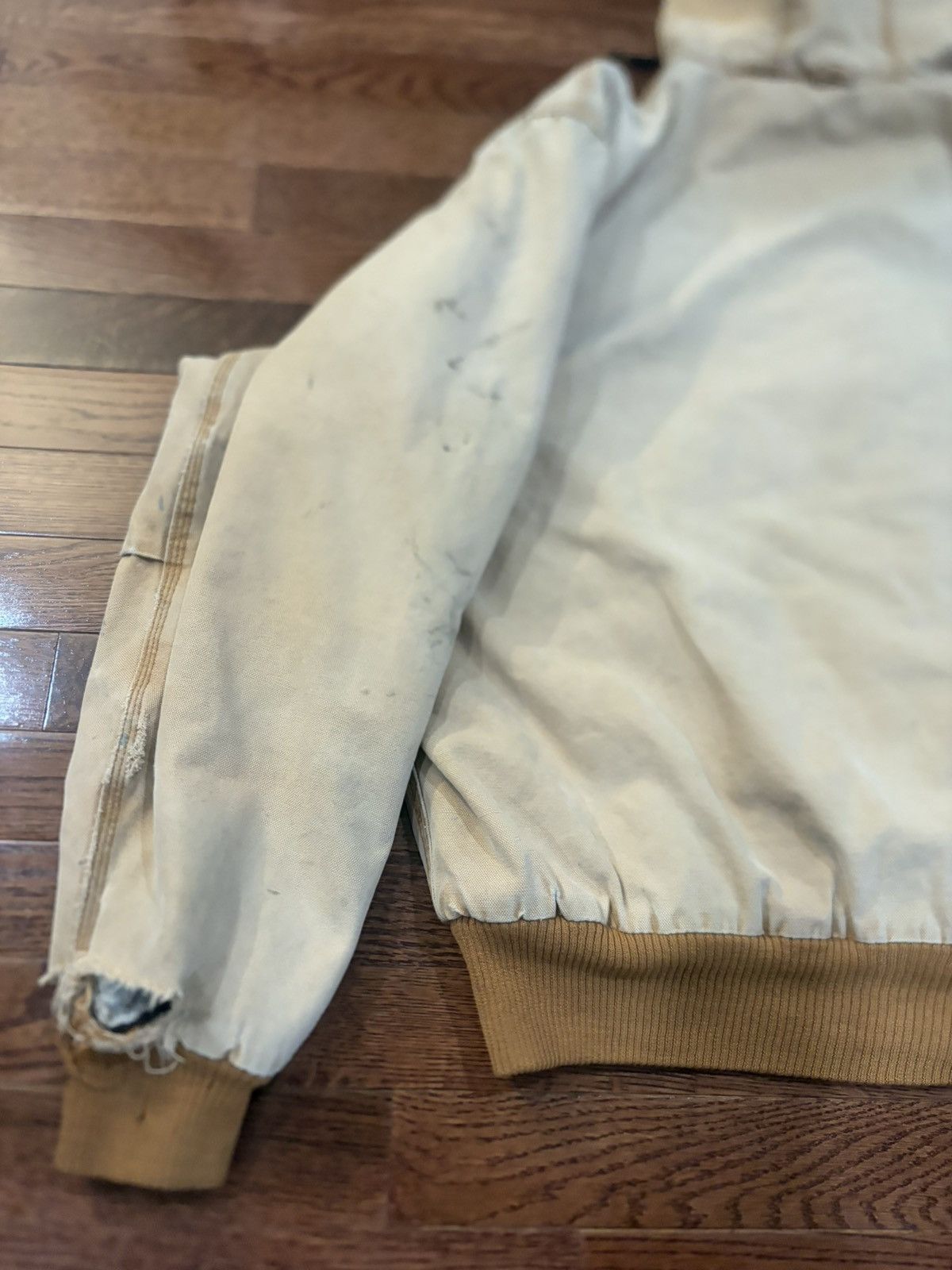 Walls Distressed Walls L Zip-Up Duck Canvas Work Jacket Beige Size US L / EU 52-54 / 3 - 7 Thumbnail