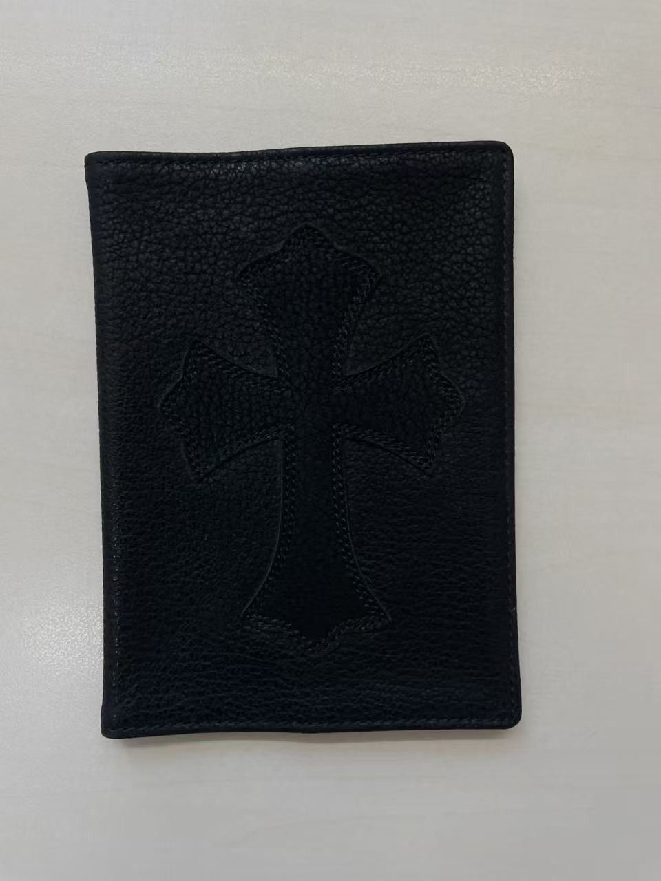 Chrome Hearts Chrome Hearts Black Leather Cross Passport Holder Size ONE SIZE - 5 Thumbnail