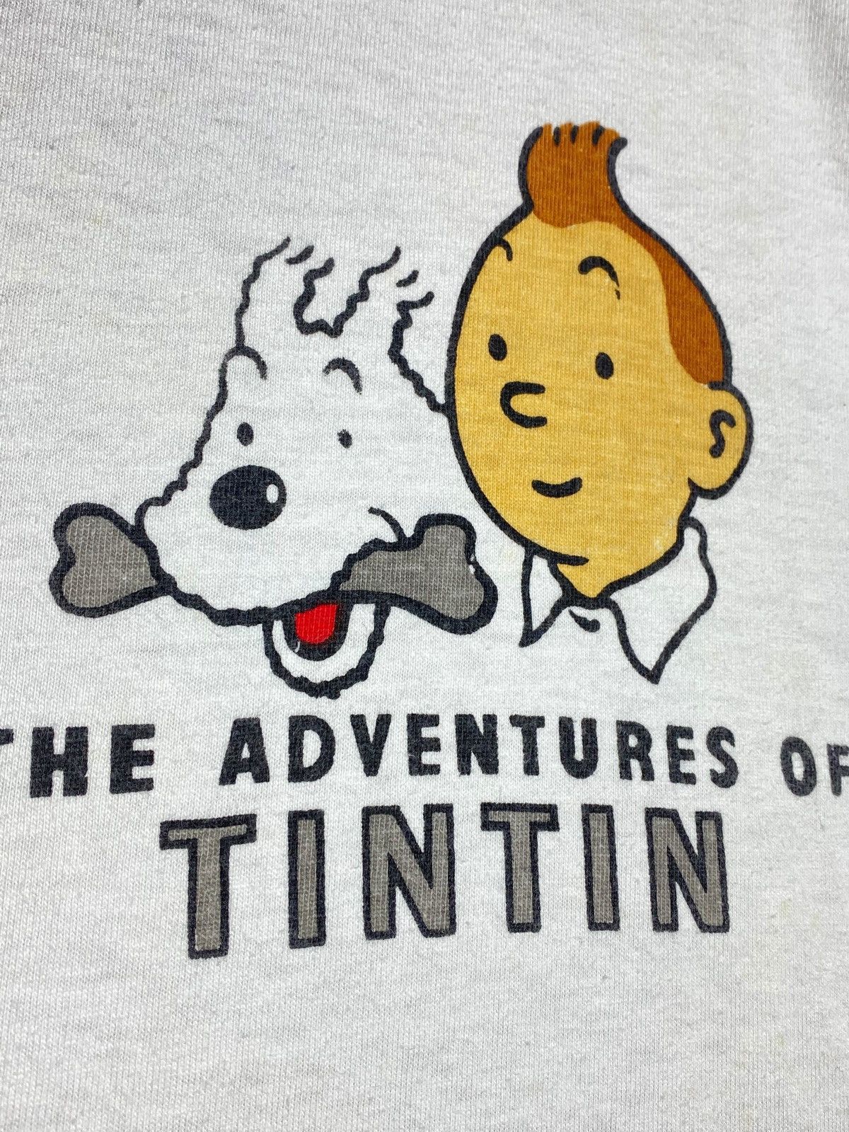 Cartoon Network 🔥 90s TINTIN IN THE CONGO CONTROVERSIAL COMIC TEE RARE Size US XL / EU 56 / 4 - 6 Thumbnail