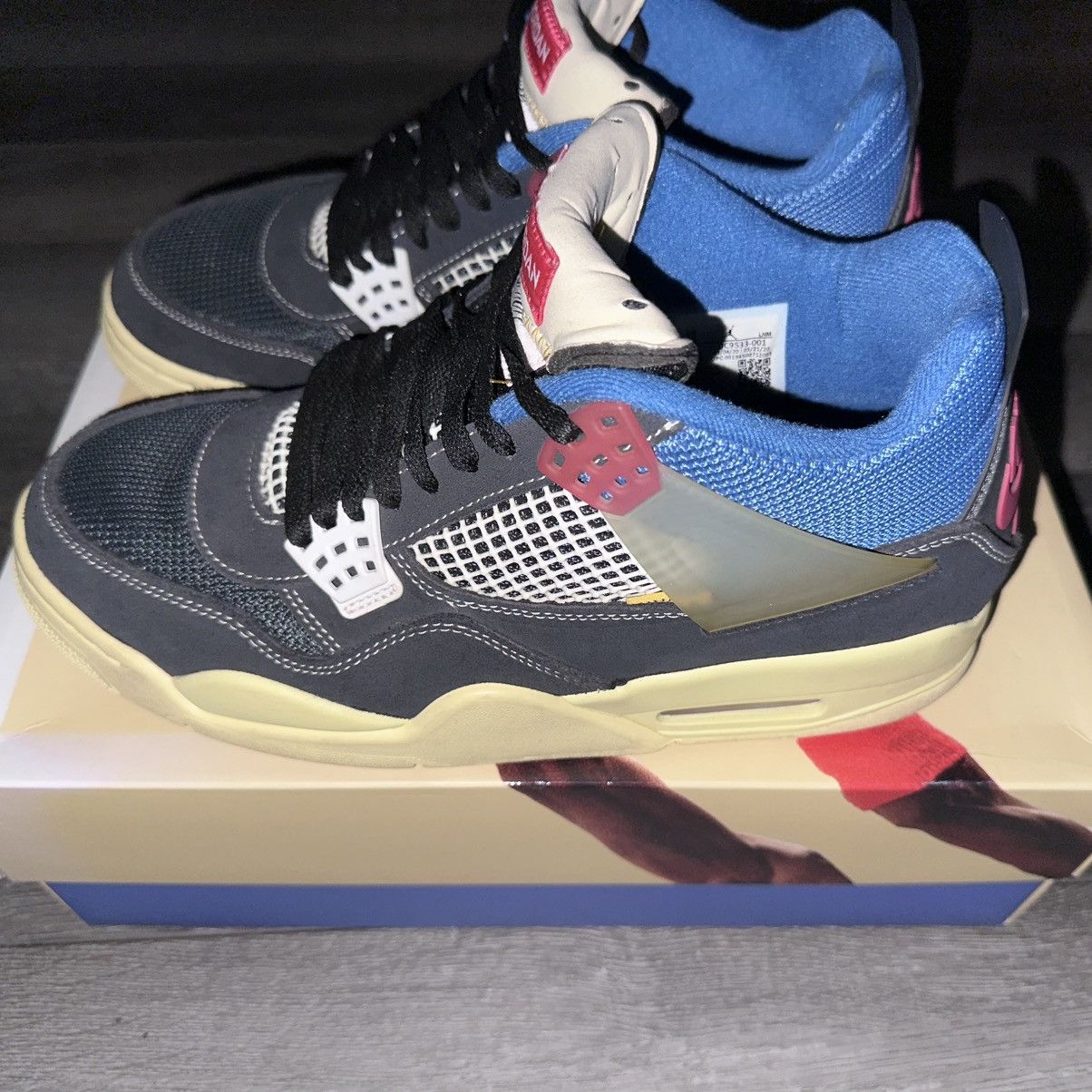 Jordan Brand × Union LA Jordan x Union Jordan 4 Retro Off Noir sz 10 Size US 10 / EU 43 - 7 Thumbnail