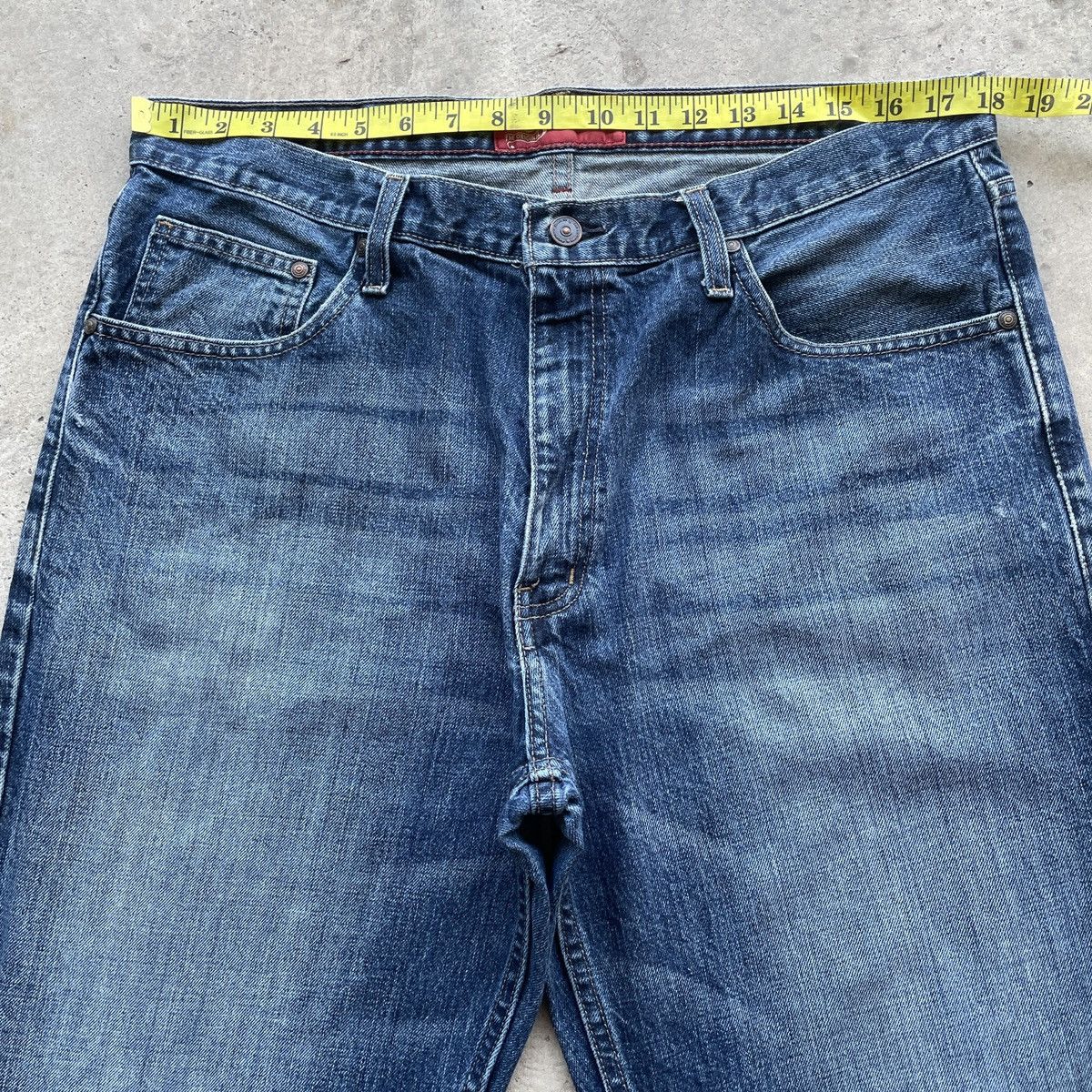 Arizona Jean Co. Vintage Arizona Jeans Faded Denim Jeans Pants W36x34.5 Size US 36 / EU 52 - 5 Thumbnail