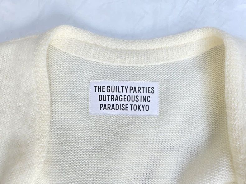 Wacko Maria WACKO MARIA 22FW MAHAIR KNIT CARDIGAN pure white Wool + Mo Size US S / EU 44-46 / 1 - 7 Thumbnail