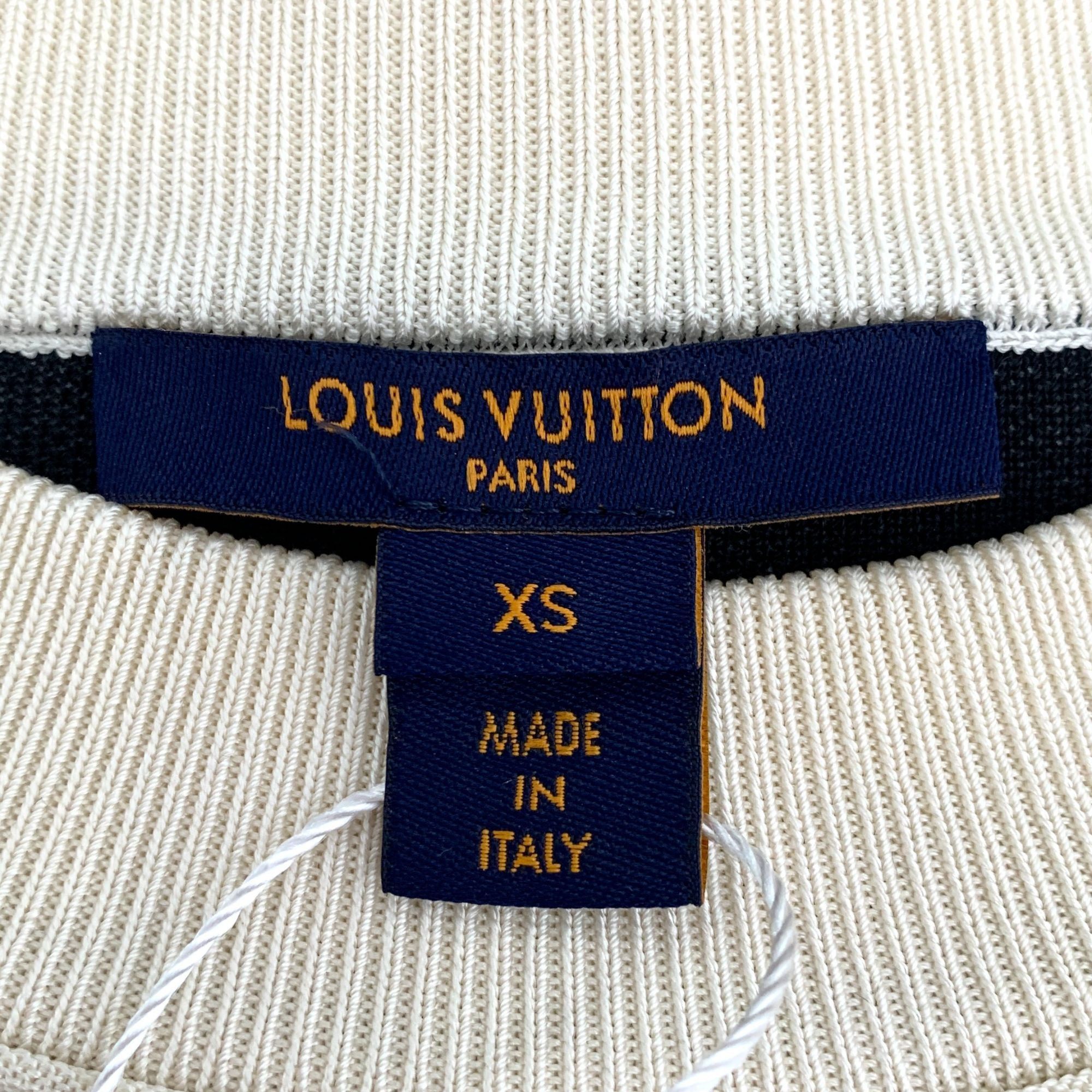 Louis Vuitton Louis Vuitton Colorblock Logo Jacquard Knit Sweater (Size XS Size XS / US 0-2 / IT 36-38 - 2 Thumbnail