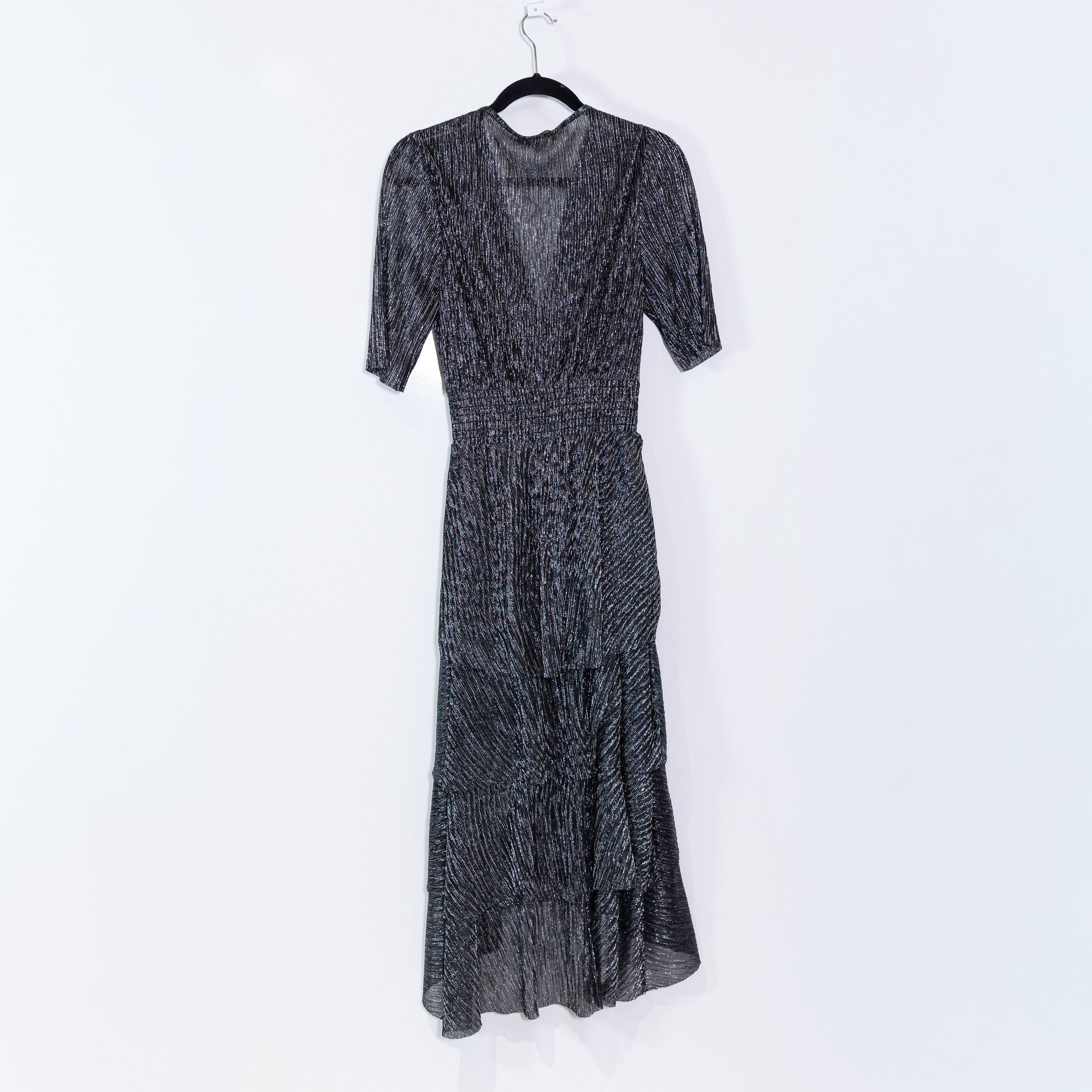 Maje Maje Women's Silver Gray Metallic Sparkle Size XL / US 12-14 / IT 48-50 - 4 Thumbnail