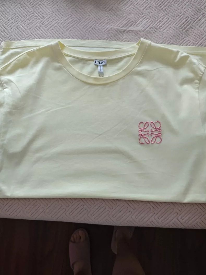 Loewe Loewe Yellow Short Sleeve T-Shirt- dmc Size US XL / EU 56 / 4 - 1 Thumbnail