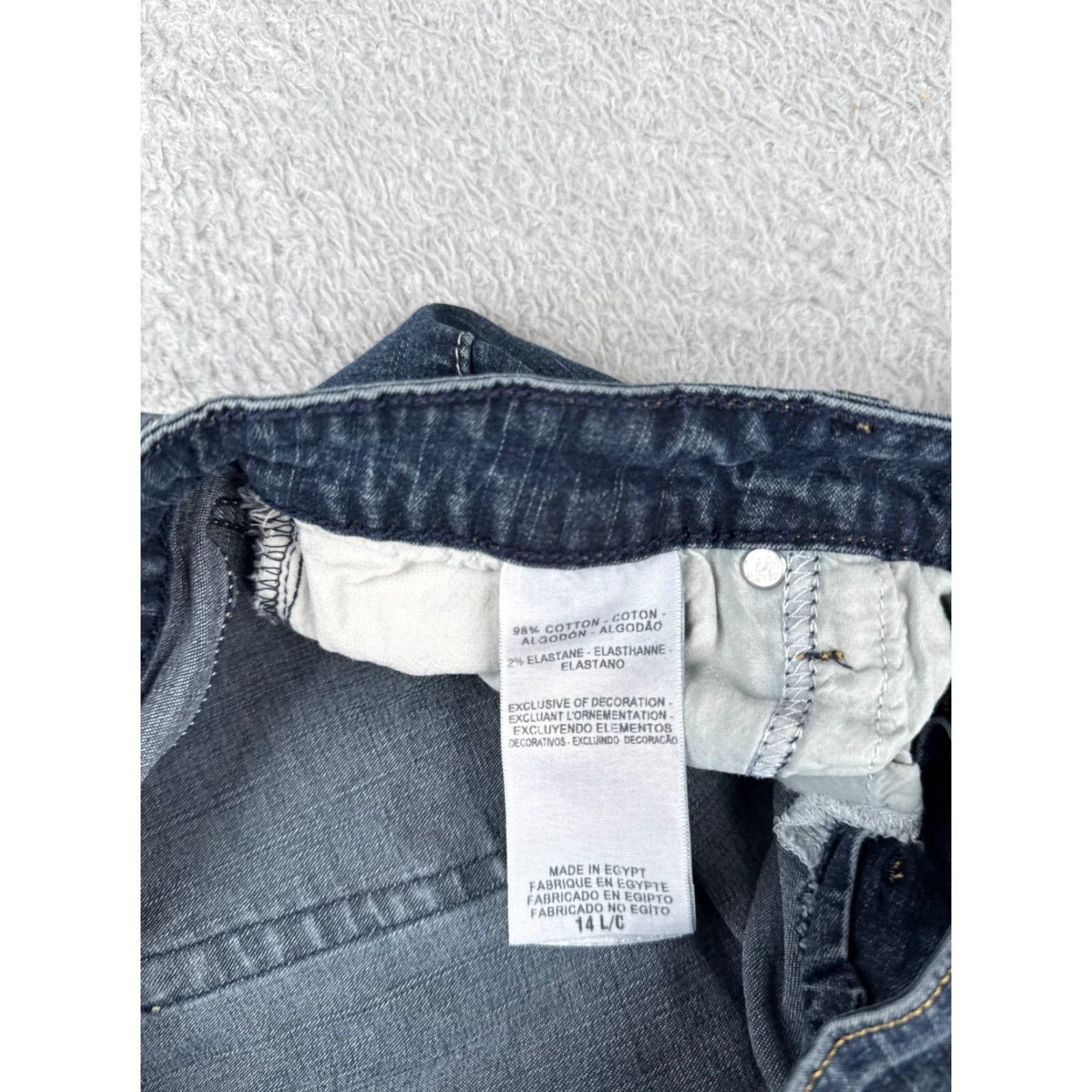 Levi's Levis Jeans Womens 14 Blue Denim Mid Rise Straight Leg Cotton Blend 30x33 Size 36" / US 14 / IT 50 - 7 Thumbnail
