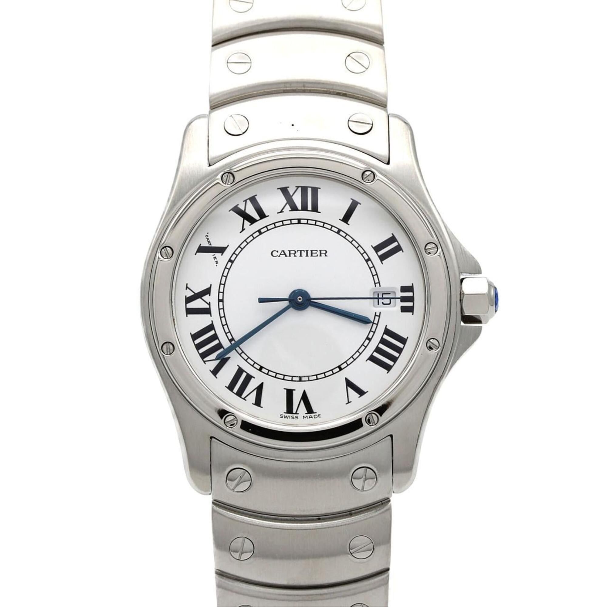 Cartier Cartier Santos Round MM W20027K1 SS Quartz Watch Size ONE SIZE - 1 Thumbnail