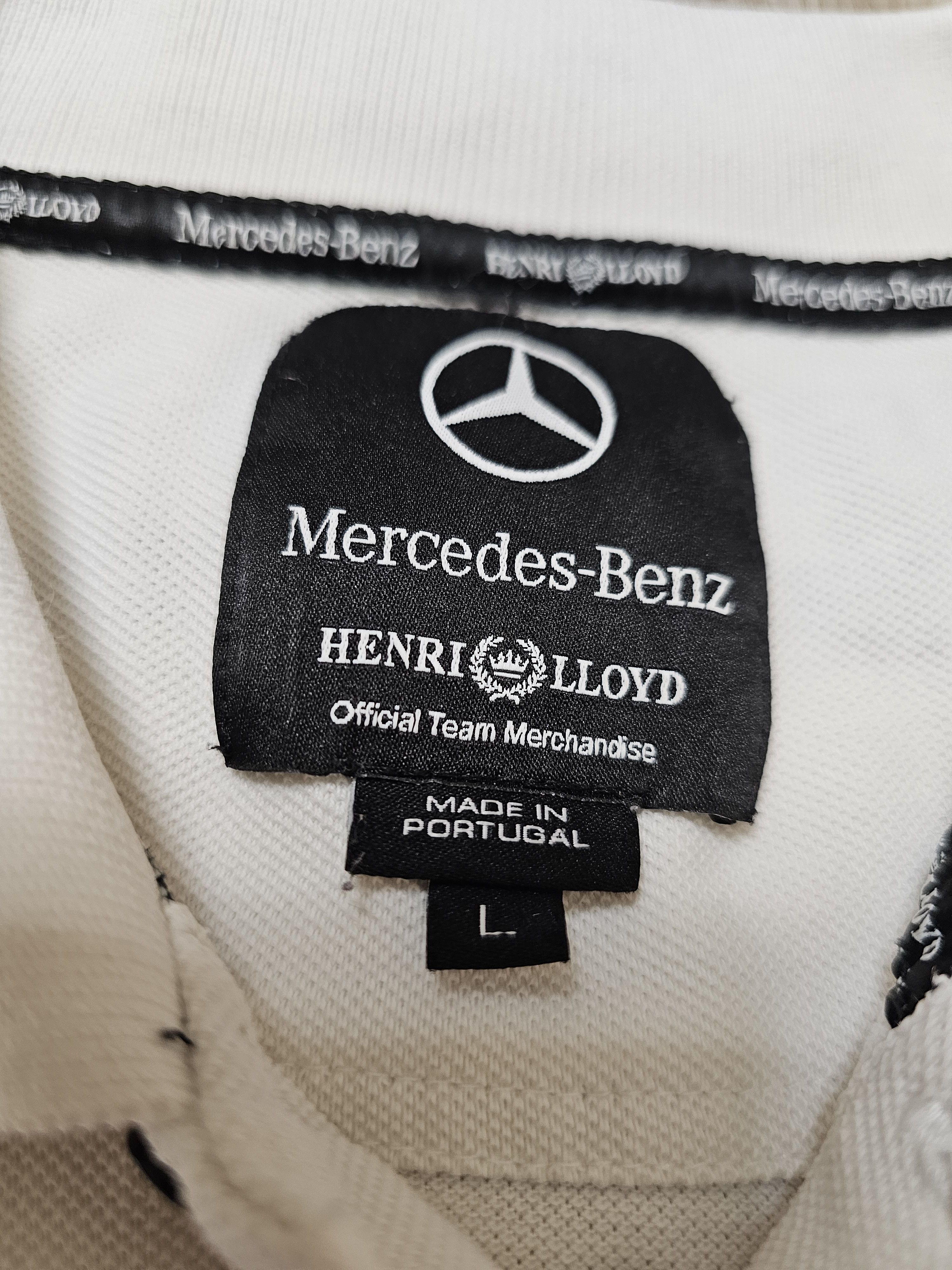 Formula 1 × Mercedes-Benz MERCEDES BENZ RACING SHIRT POLO HENRI LLOYD JERSEY COTTON Size US L / EU 52-54 / 3 - 8 Thumbnail