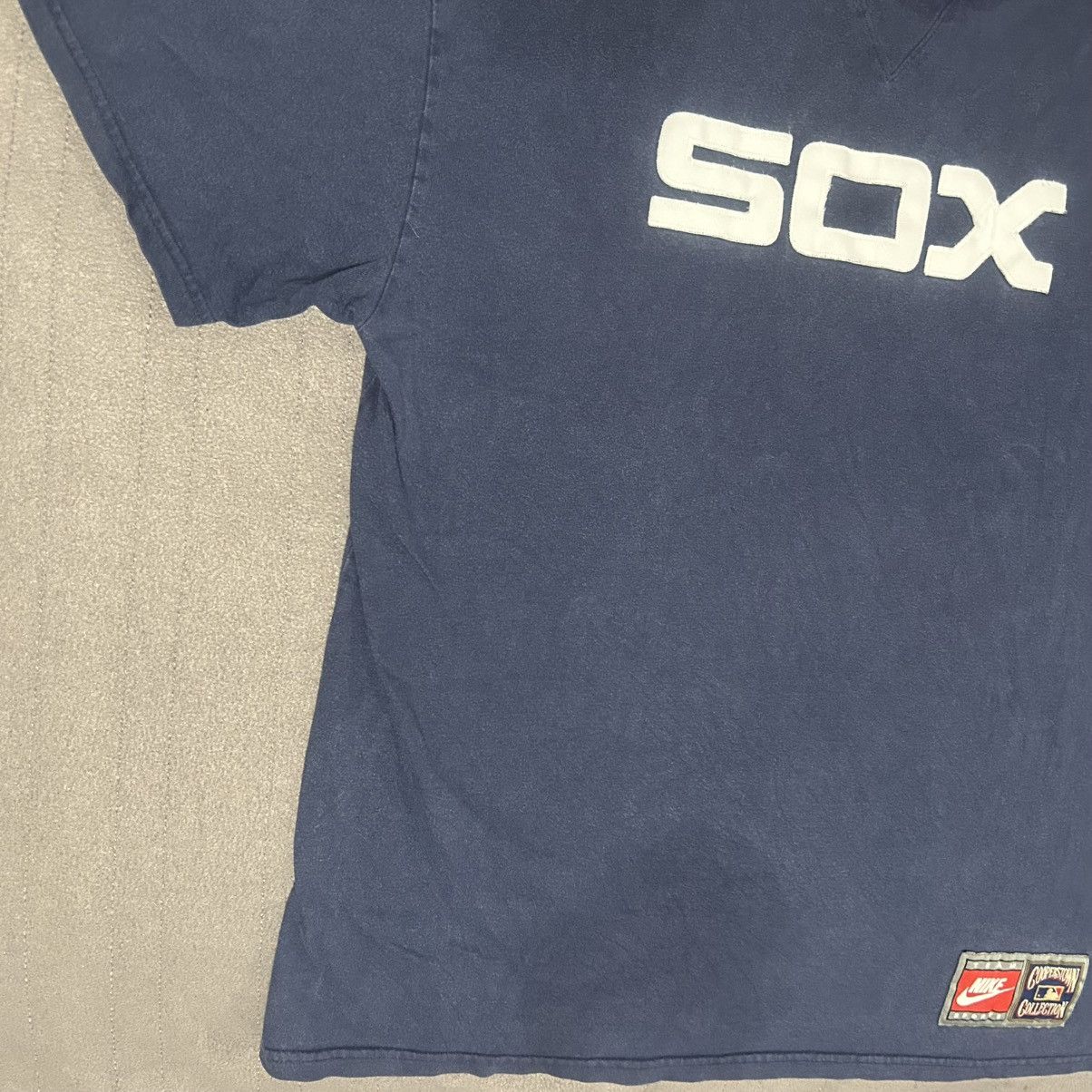 MLB × Nike × Vintage Vintage Nike White Sox Cooperstown Collection T-Shirt Sz L Size US L / EU 52-54 / 3 - 5 Thumbnail