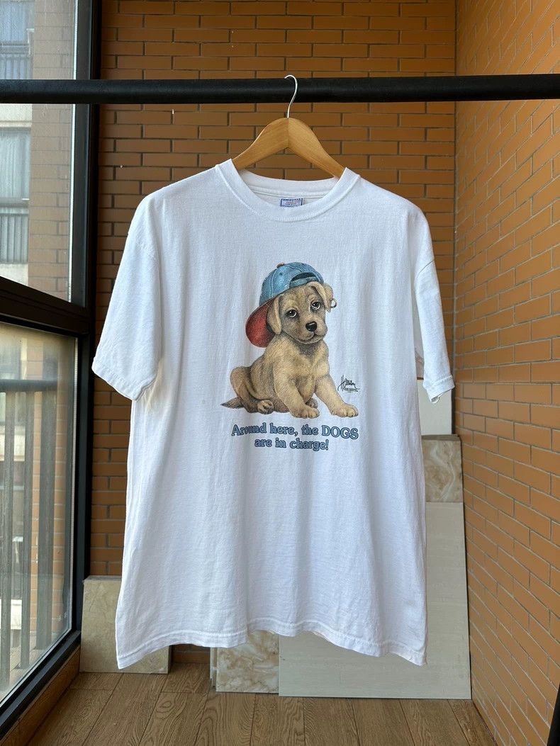 Vintage Vintage Tee 90s Cartoon Dogs 2505-Nextarrow Size US XL / EU 56 / 4 - 1 Thumbnail