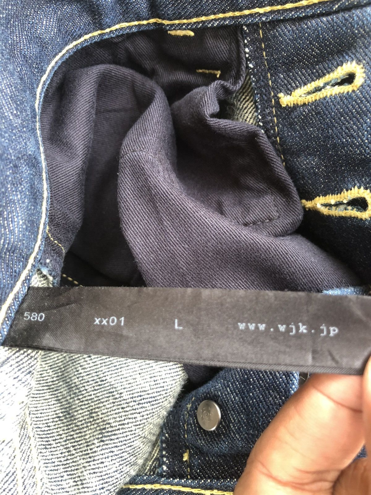 If Six Was Nine Japanese WJK Flared Jeans Bootcut Distressed J Cut Size US 31 - 19 Thumbnail