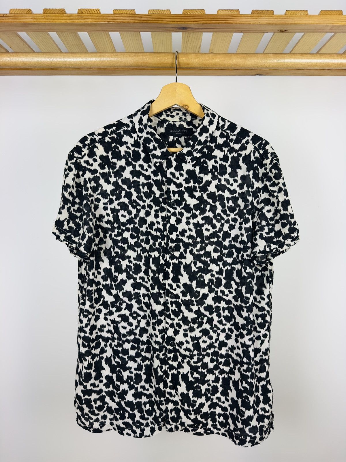 Allsaints Allsaints Makalika Viscose Floral Hawaiian Shirt Size US M / EU 48-50 / 2 - 1 Thumbnail