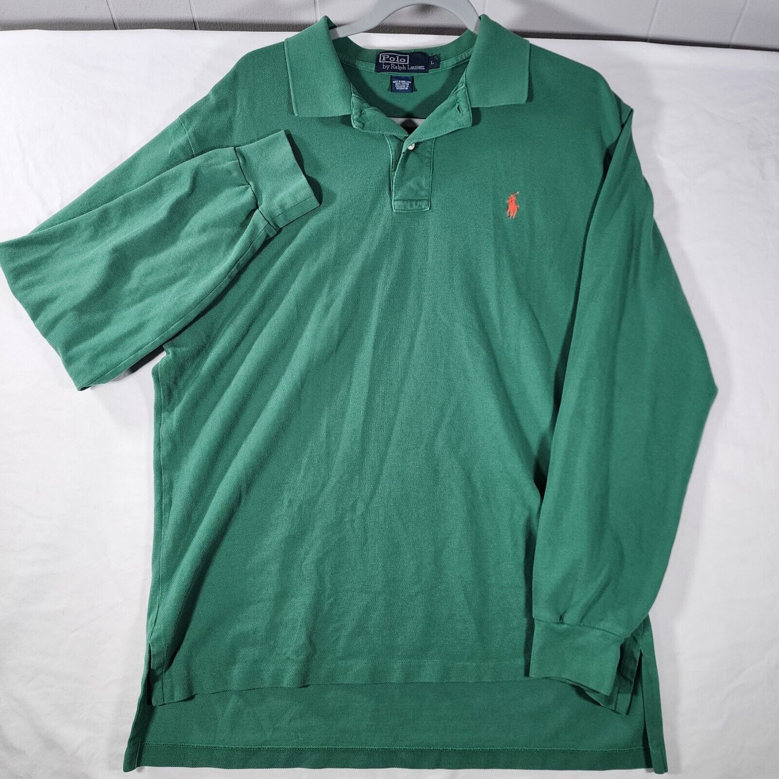 Ralph Lauren Polo by Ralph Lauren Long Sleeved Polo Emerald Green Size US L / EU 52-54 / 3 - 1 Thumbnail